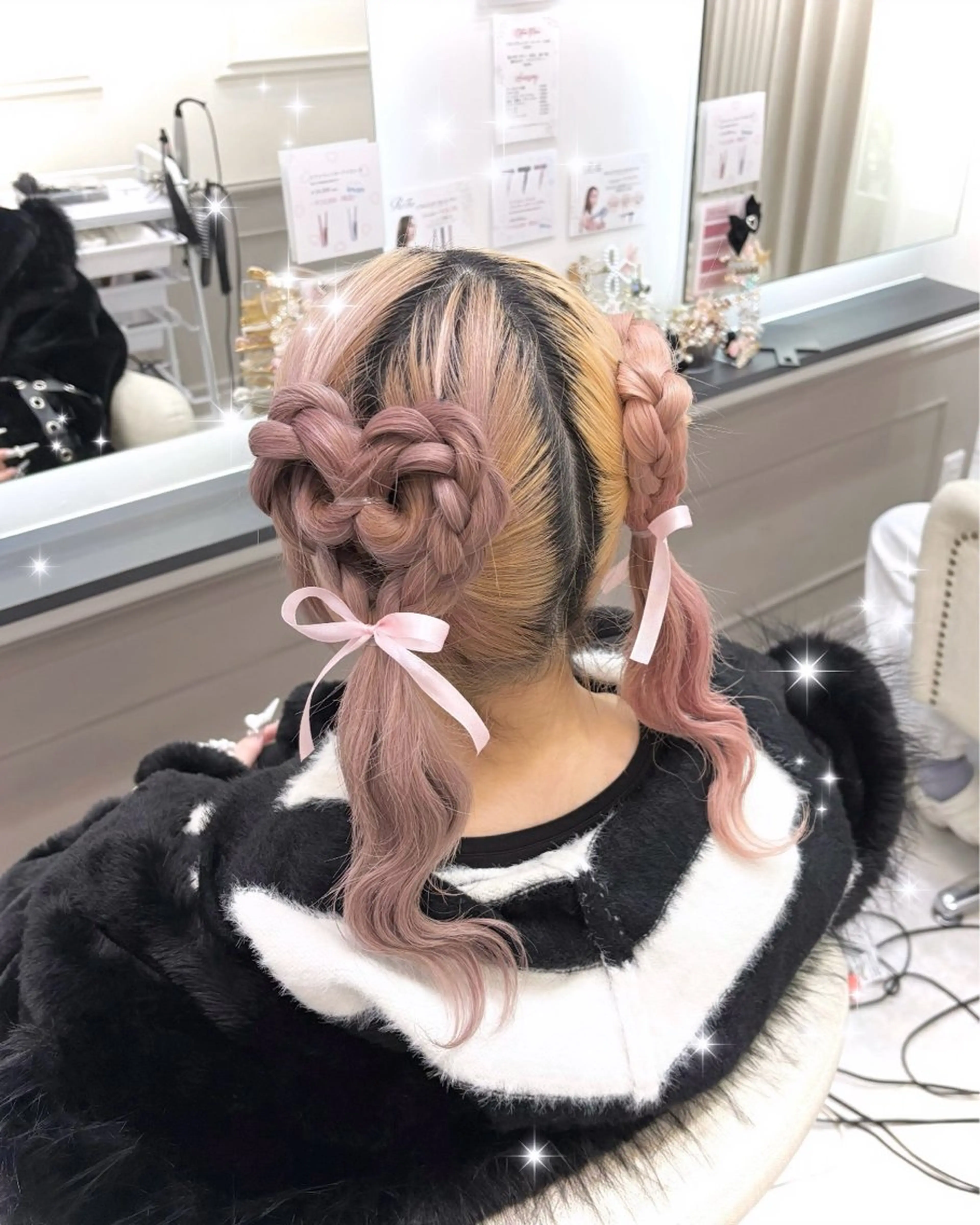 セミロング ヘアアレンジ ヘアセット lien ヒジリのヘアスタイル