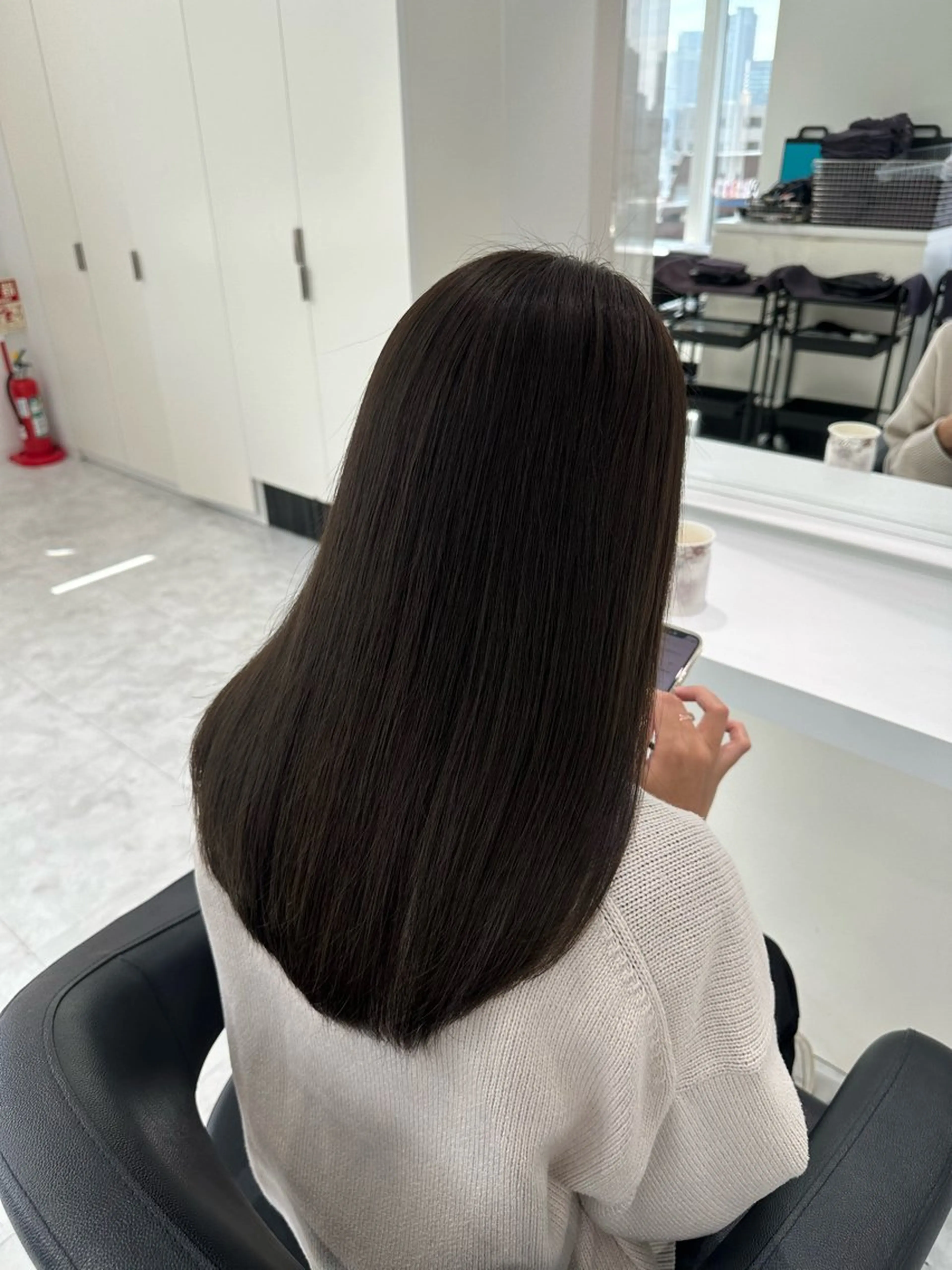 セミロング カラー カット ヘアカラー 🐺韓国風メンズ特化 あさひ🐺のヘアスタイル
