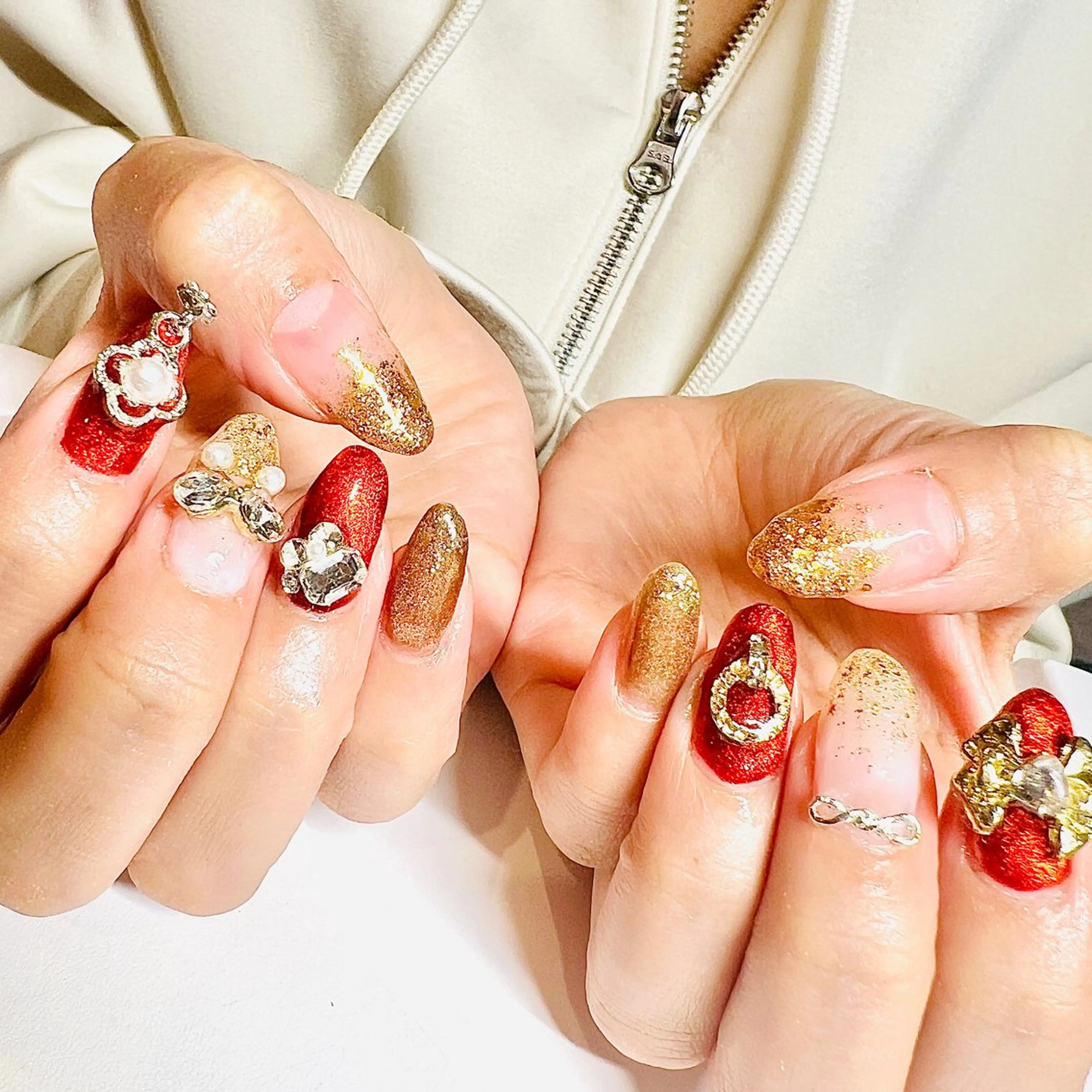 セミロング ハンドネイル Nail Salon midnightのネイルデザイン