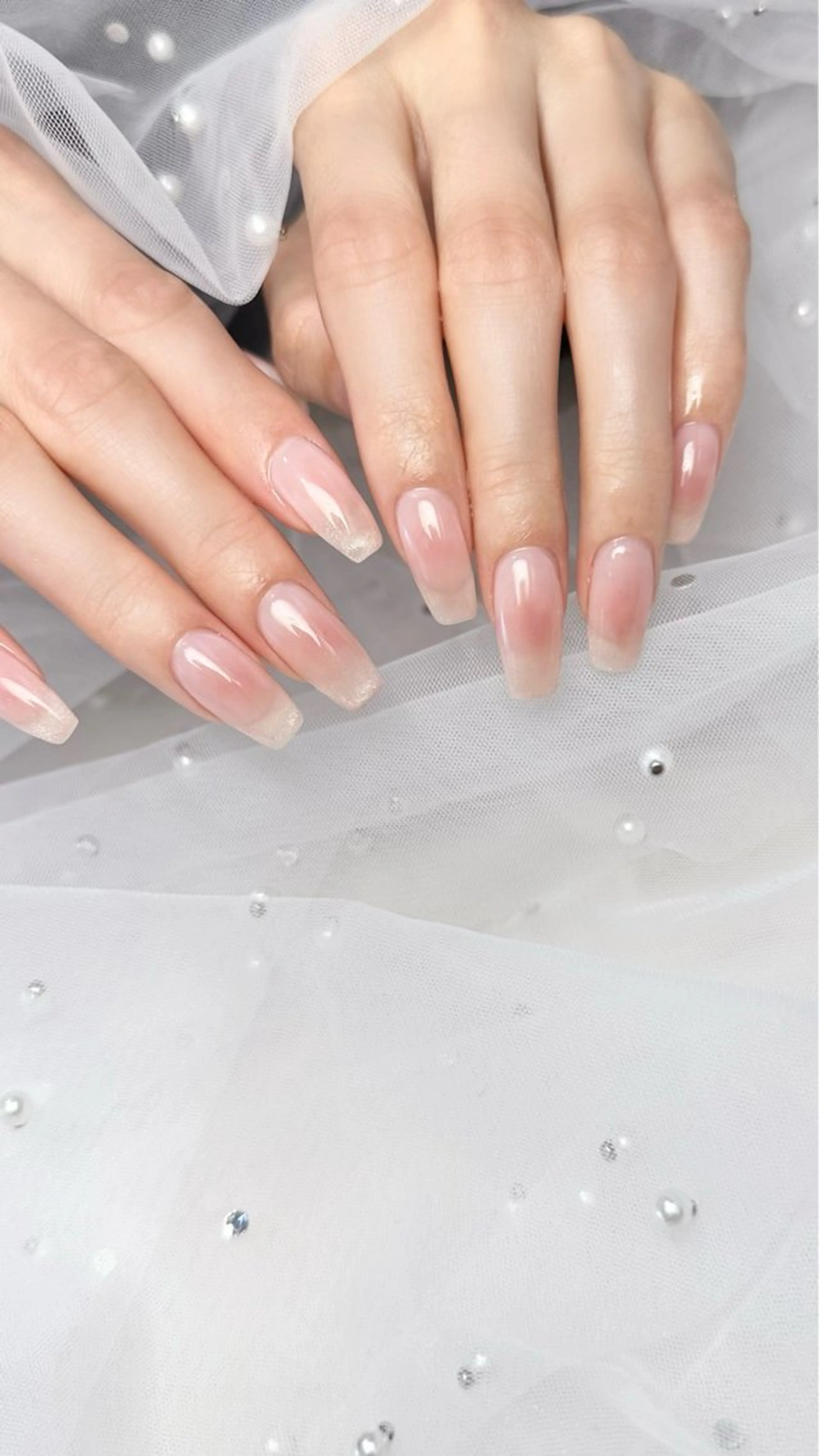 ネイル チークネイル ロングネイル マグネットネイル オフィスネイル ワンカラーネイル ハンドネイル atelier NOEMA.所属・yulica 【パラジェル取扱店】のネイルデザイン