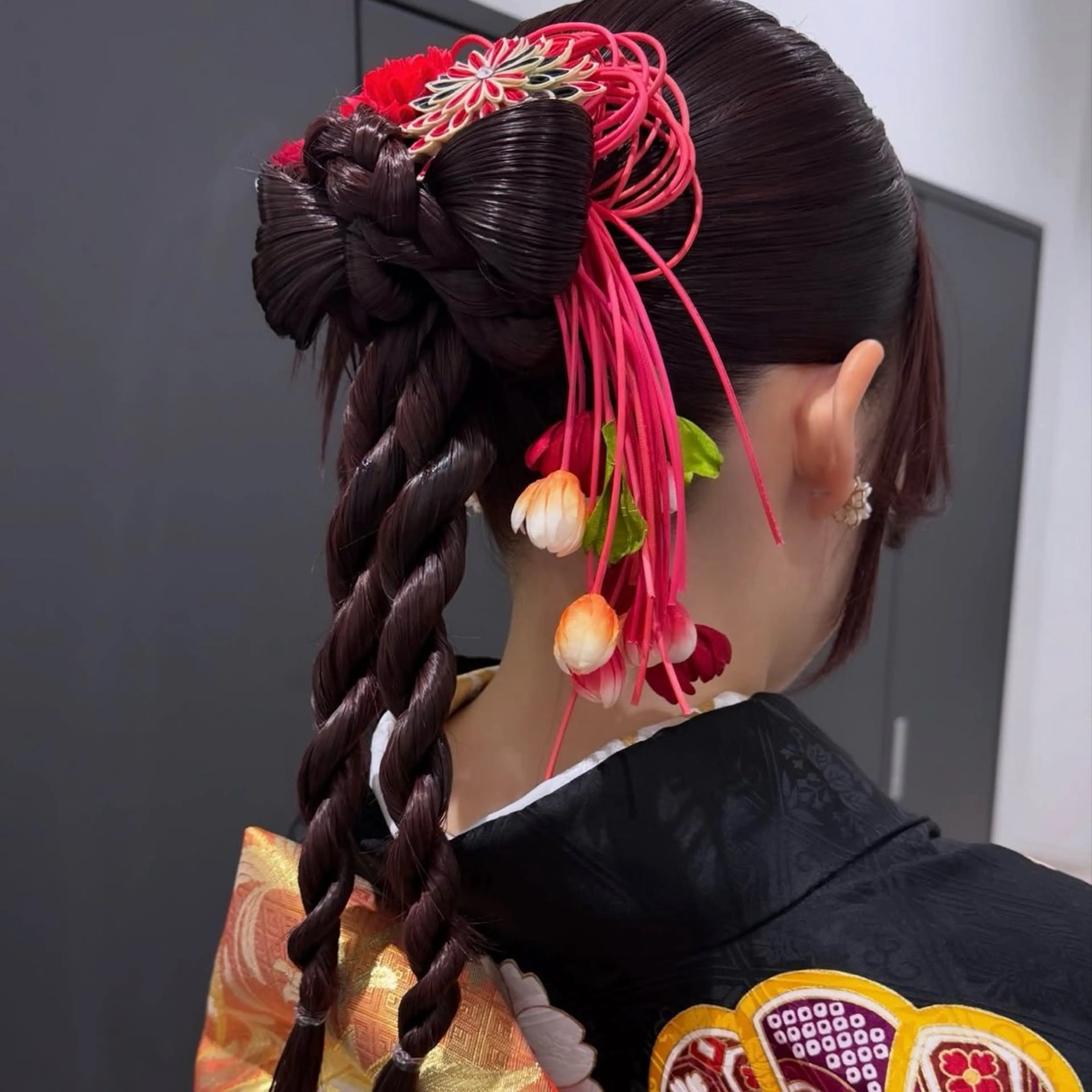 ロング ヘアアレンジ 着付け KAWATOKO MISUZUのヘアスタイル