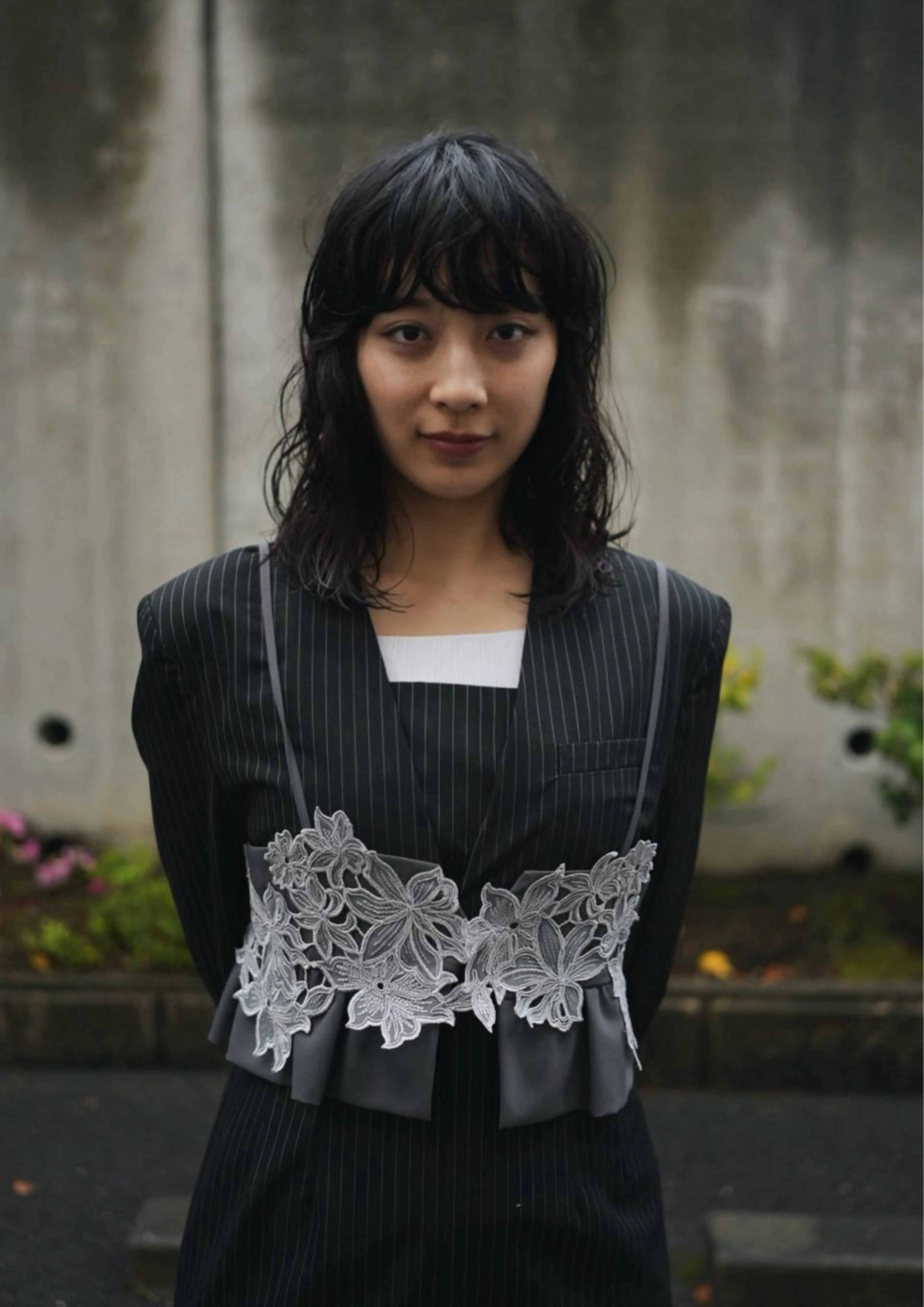 ミディアム パーマ カット パーマ トリートメント Basis 田口豪司のヘアスタイル