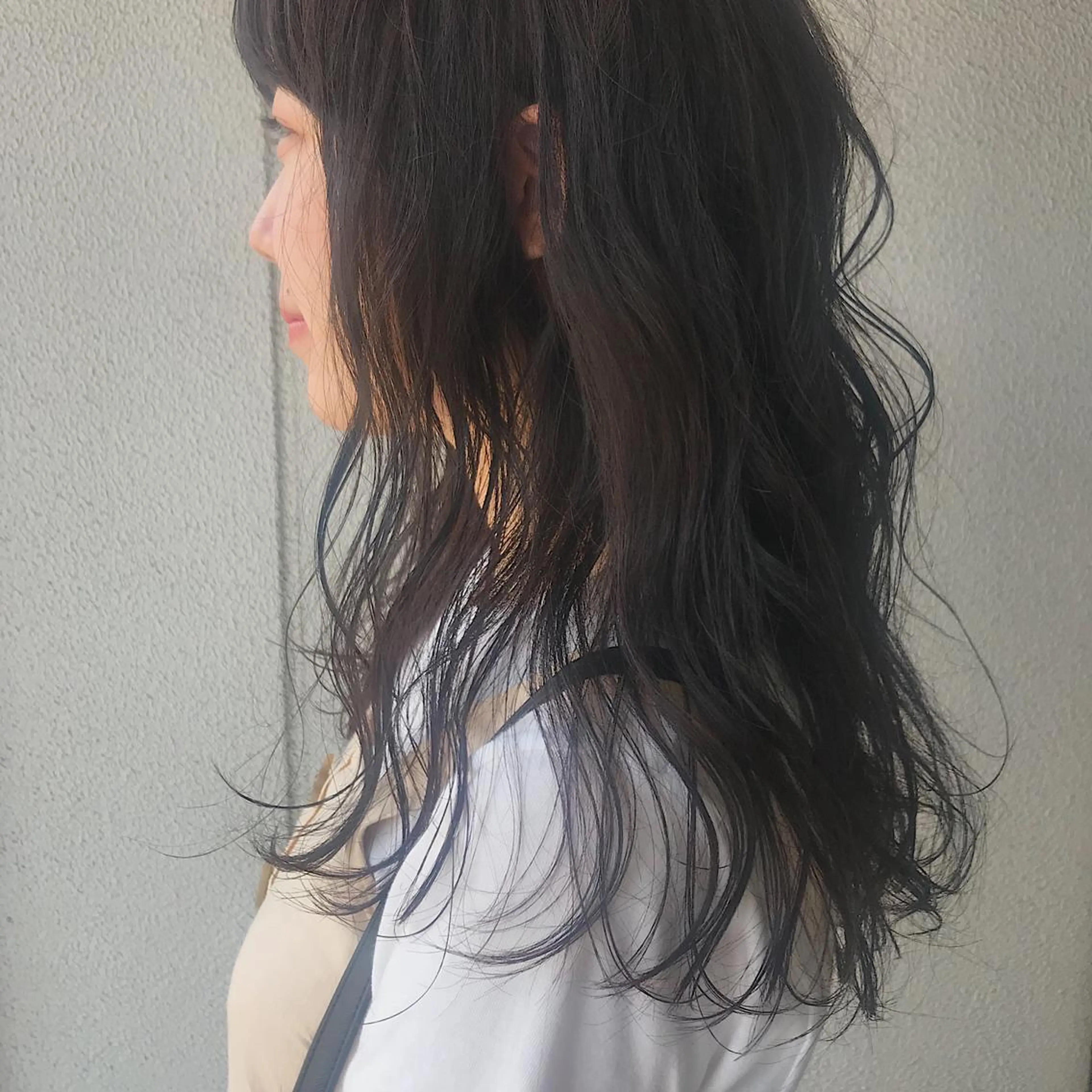 ロング カラー ヘアアレンジ マツエク・マツパ ブリーチ グレージュ ブリーチなしカラー カット ヘアカラー トリートメント Kawaguchi Arisaのヘアスタイル