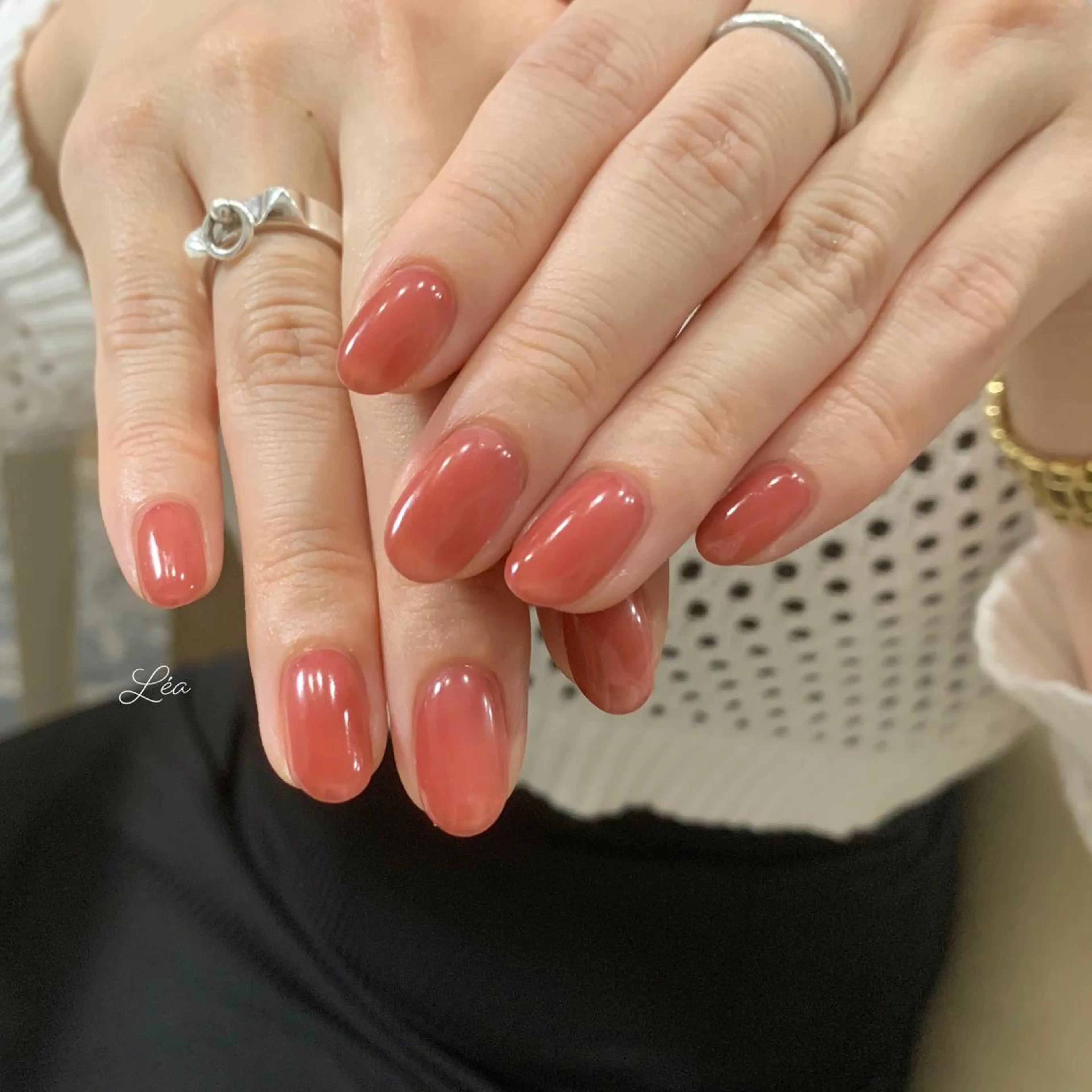 ネイル ジェルネイル パラジェル Léa nailのネイルデザイン