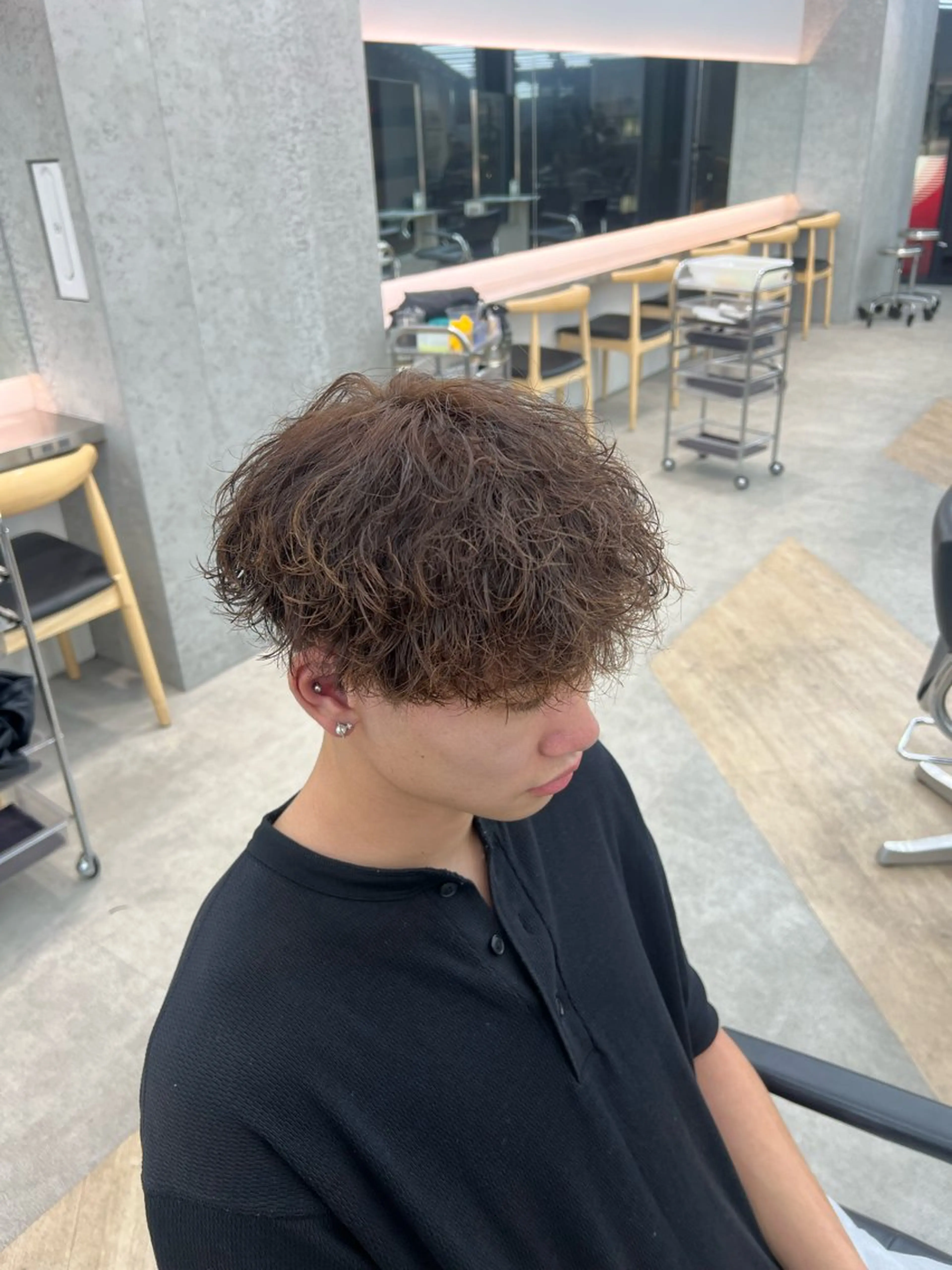 パーマ カット パーマ 🌀ソヘル/シャドウ ✨/メンズパーマ/栄のヘアスタイル