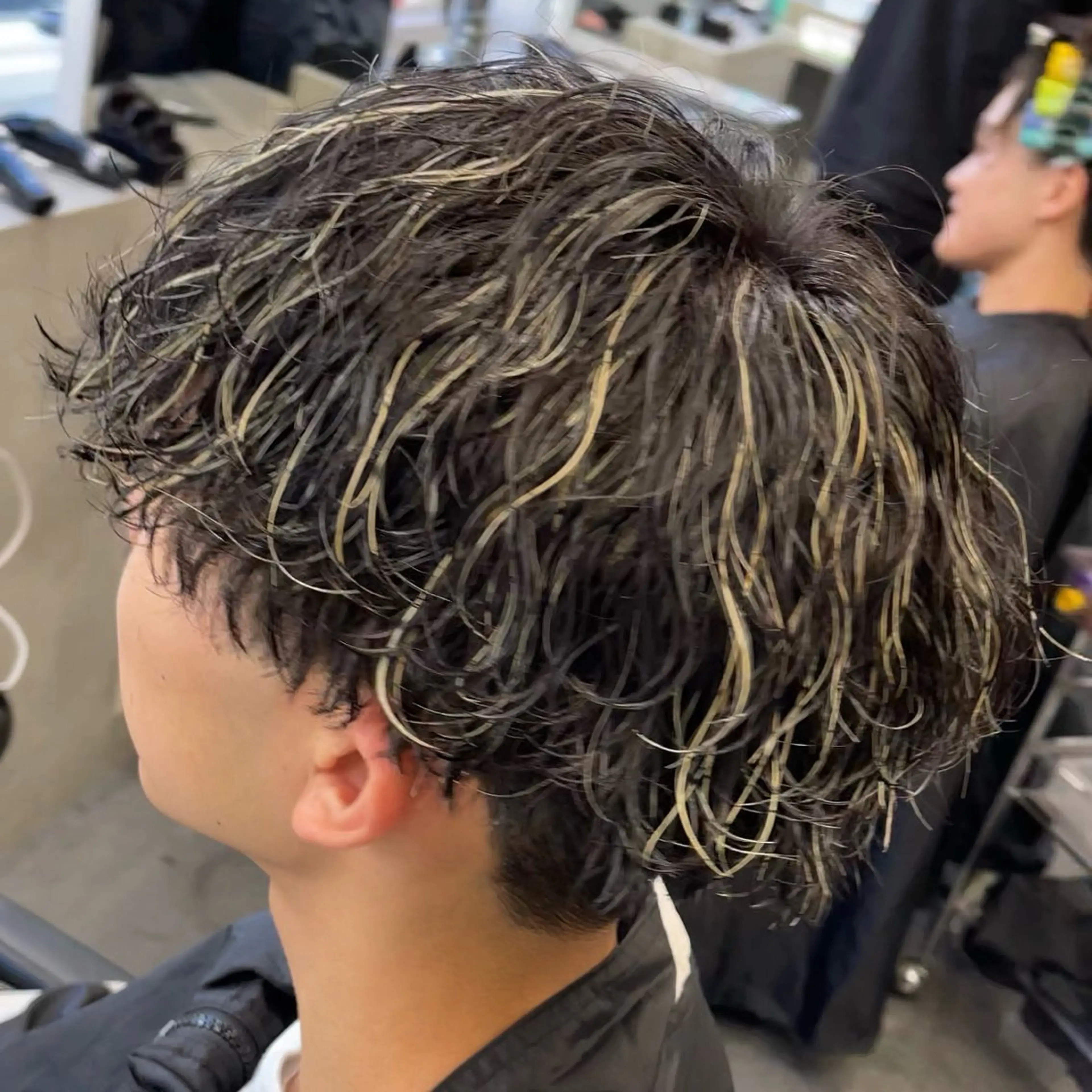 ミディアム カラー ヘアアレンジ メンズ fifth 石川 凪のヘアスタイル