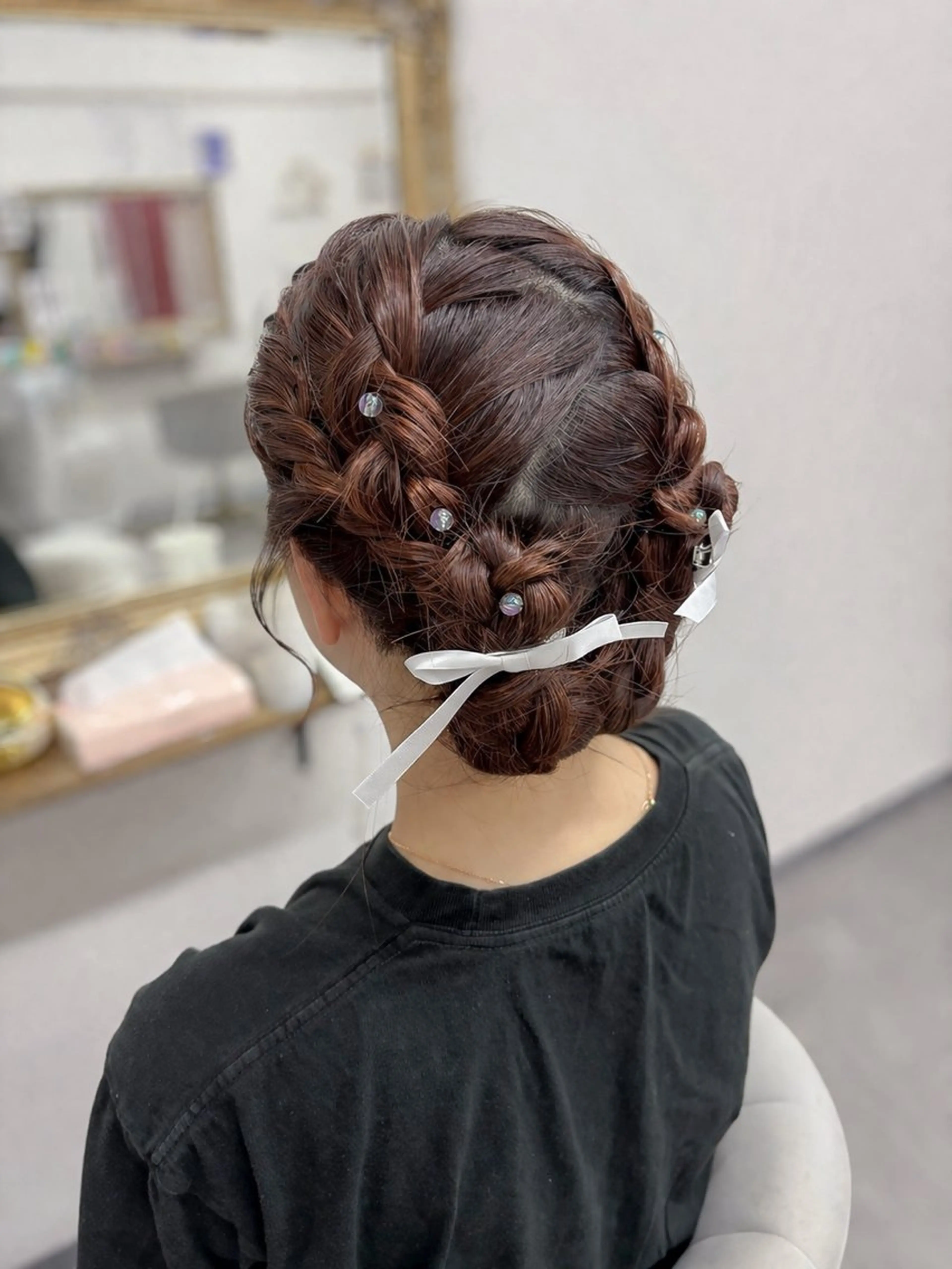 ロング ヘアアレンジ ヘアセット ⭐︎moe 【ヘアメイク🧸】のヘアスタイル