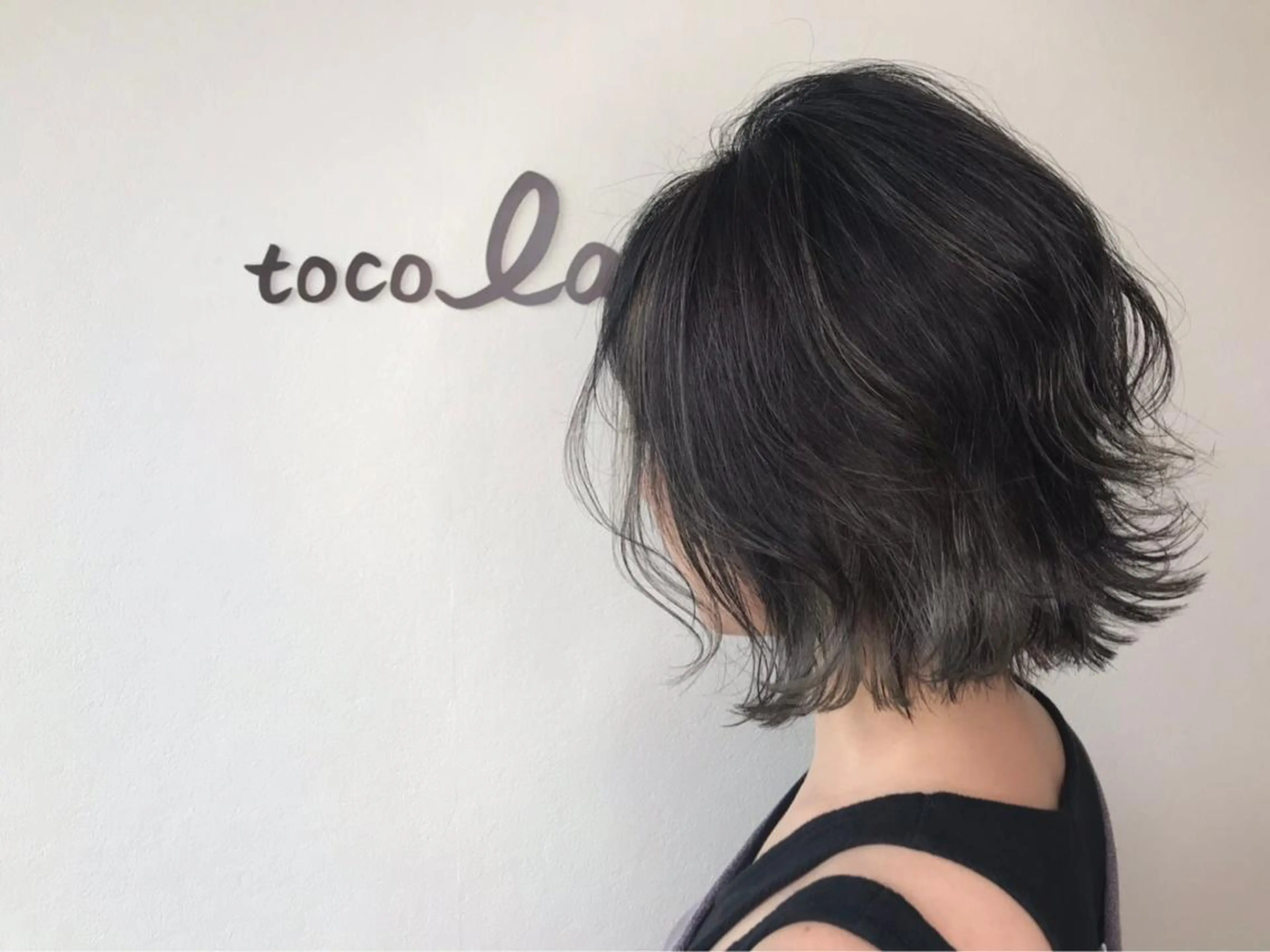 ミディアム ボブ 外ハネヘア 【メンズパーマ】 橋爪麗人のヘアスタイル