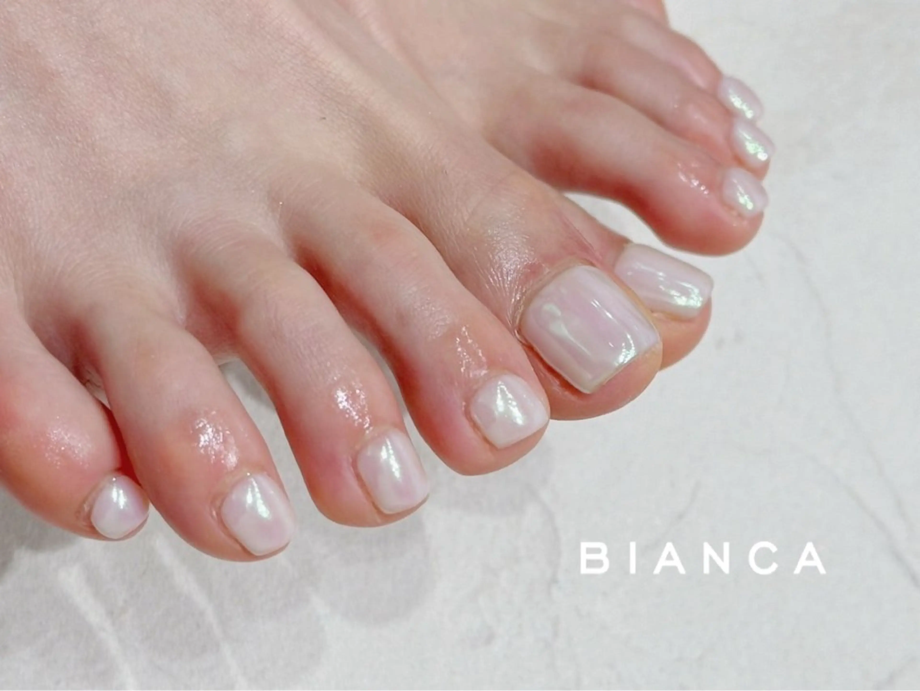 ネイル フットネイル Bianca mieiのネイルデザイン