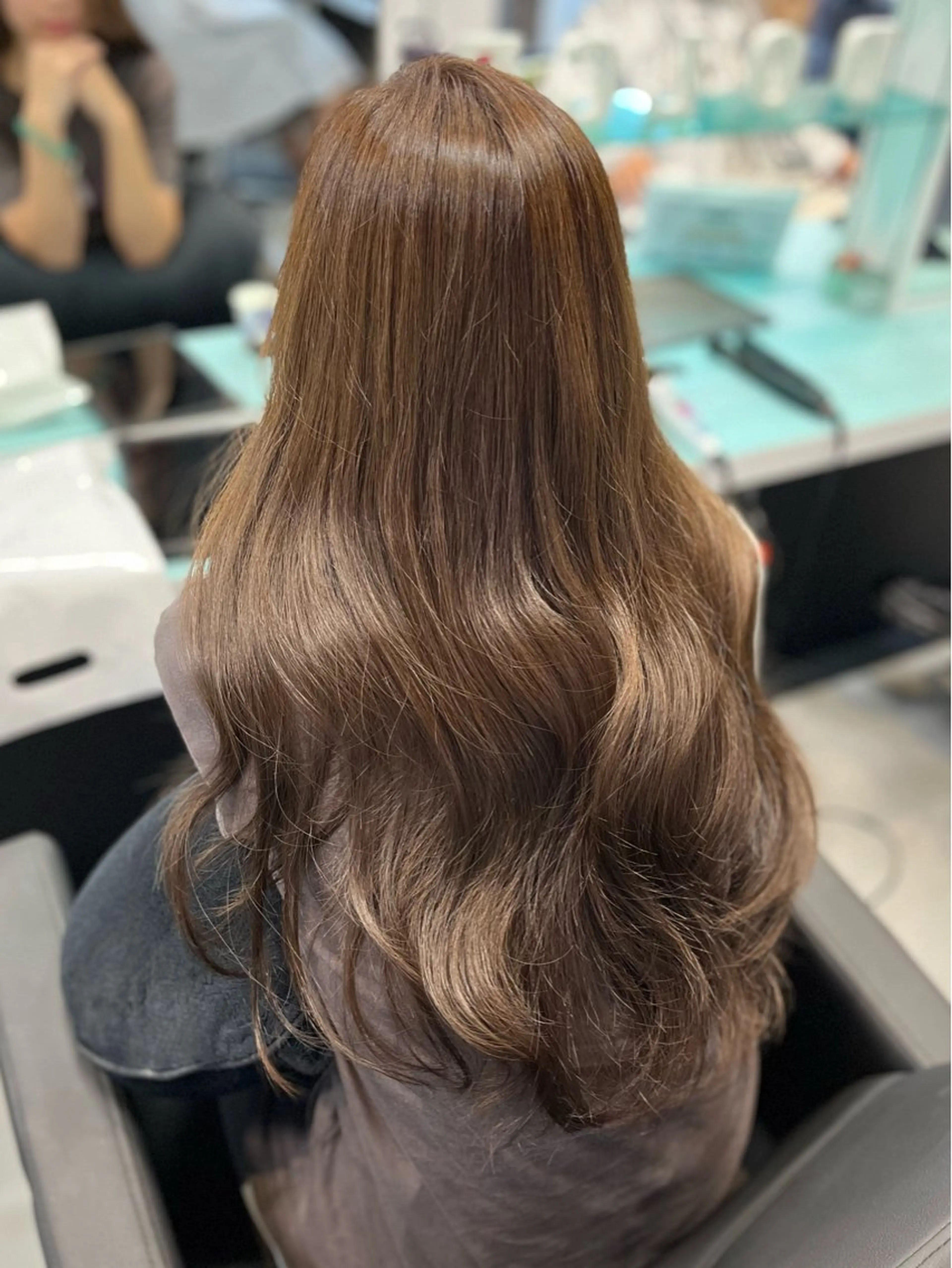 ロング カラー トリートメント Rena🦄顔まわり カット🤍✂️のヘアスタイル
