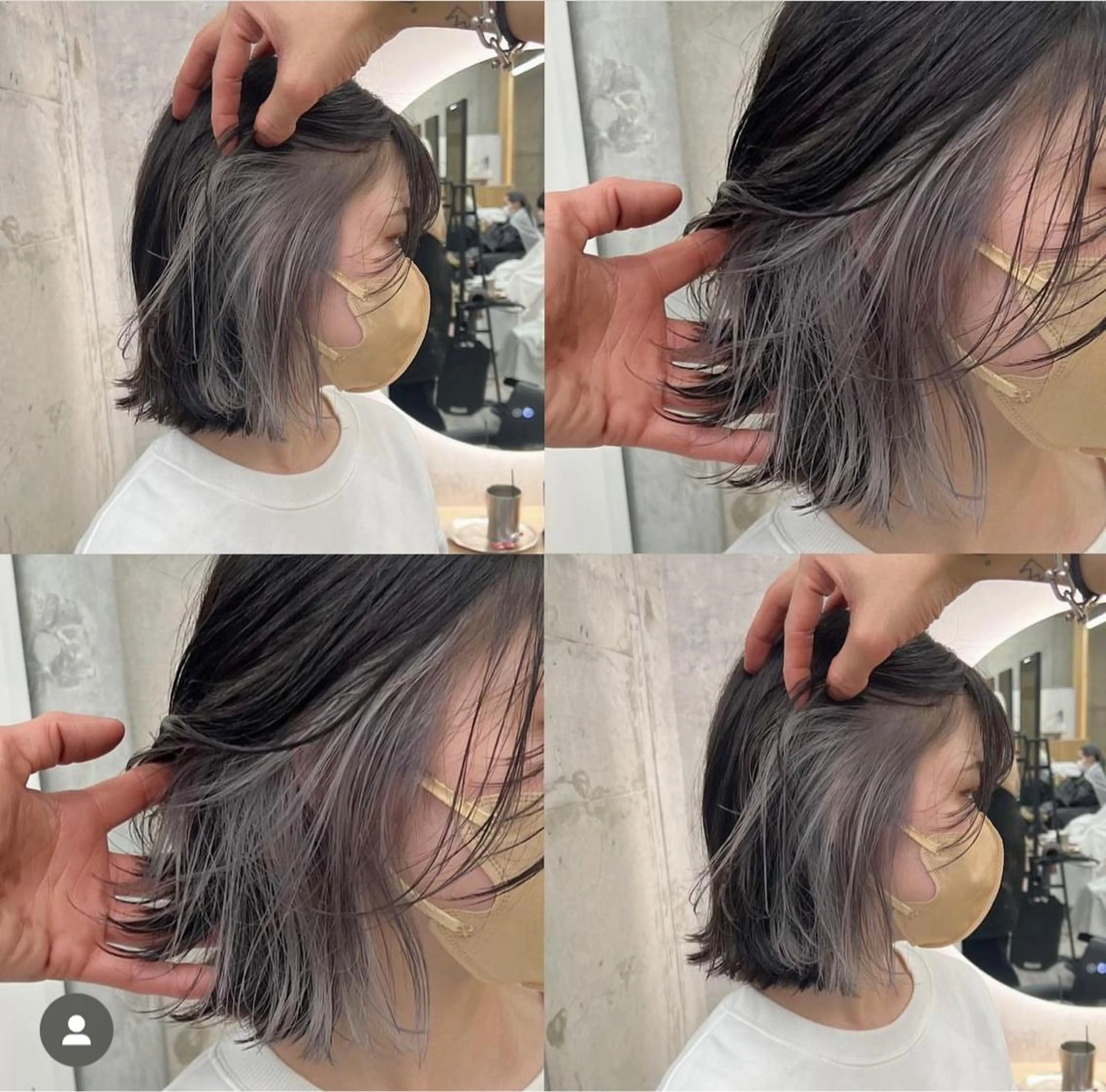 カラー 色落ちまで可愛い🧚 心斎橋hikaruのヘアスタイル