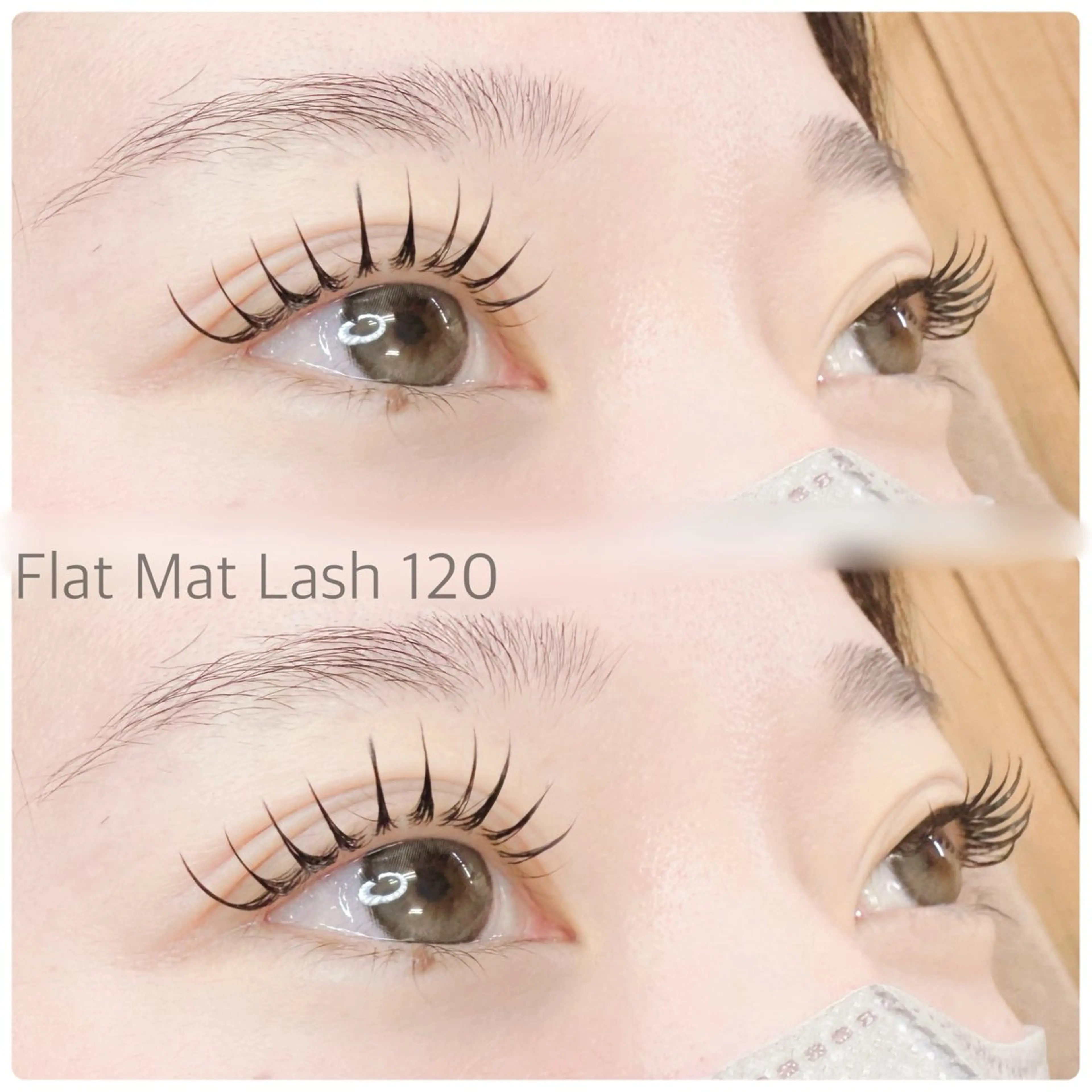 マツエク・マツパ フラットラッシュ Hirayama Hitomiのマツエク・マツパデザイン