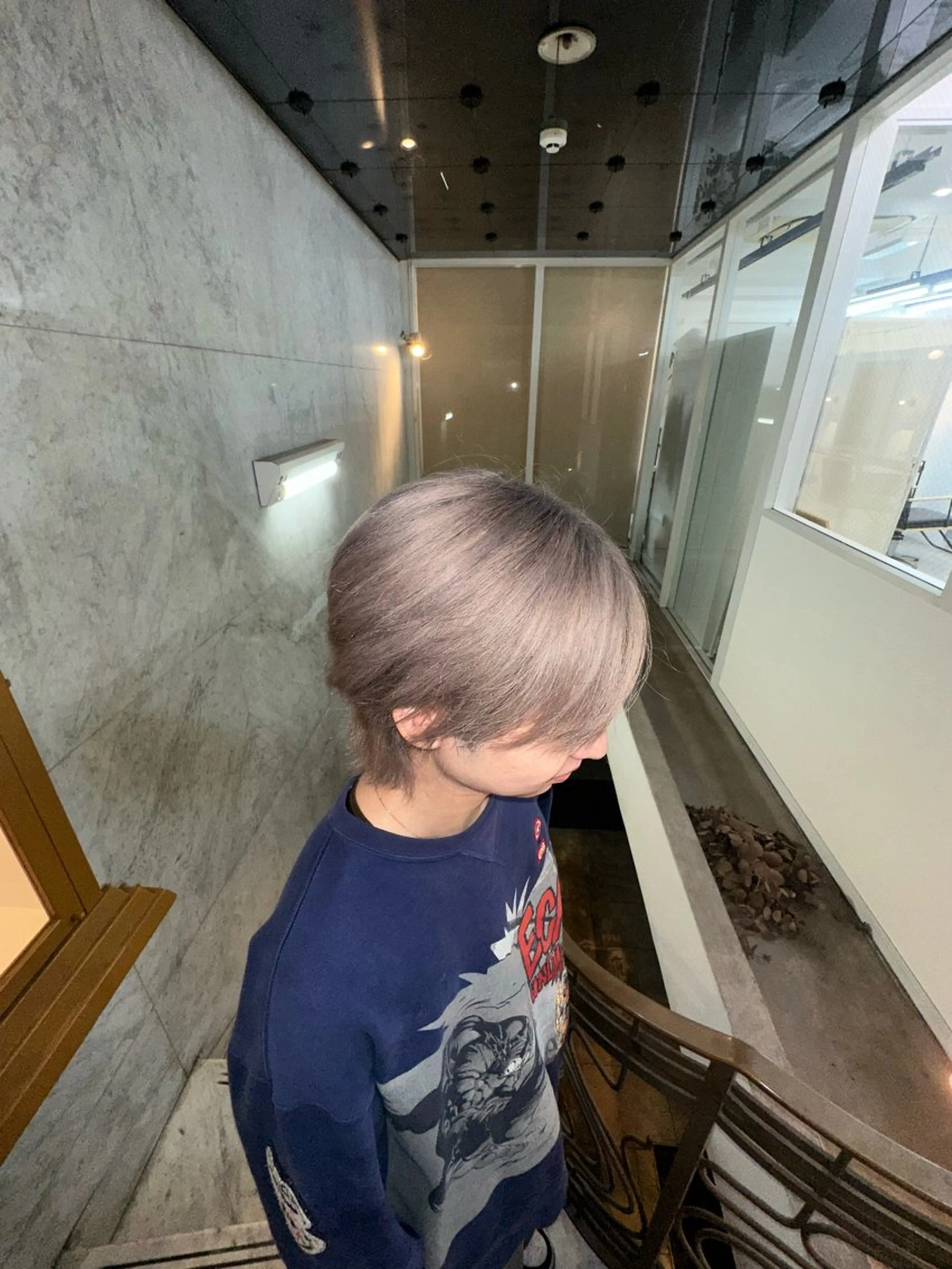 カラー メンズ 佐古 遼太のヘアスタイル