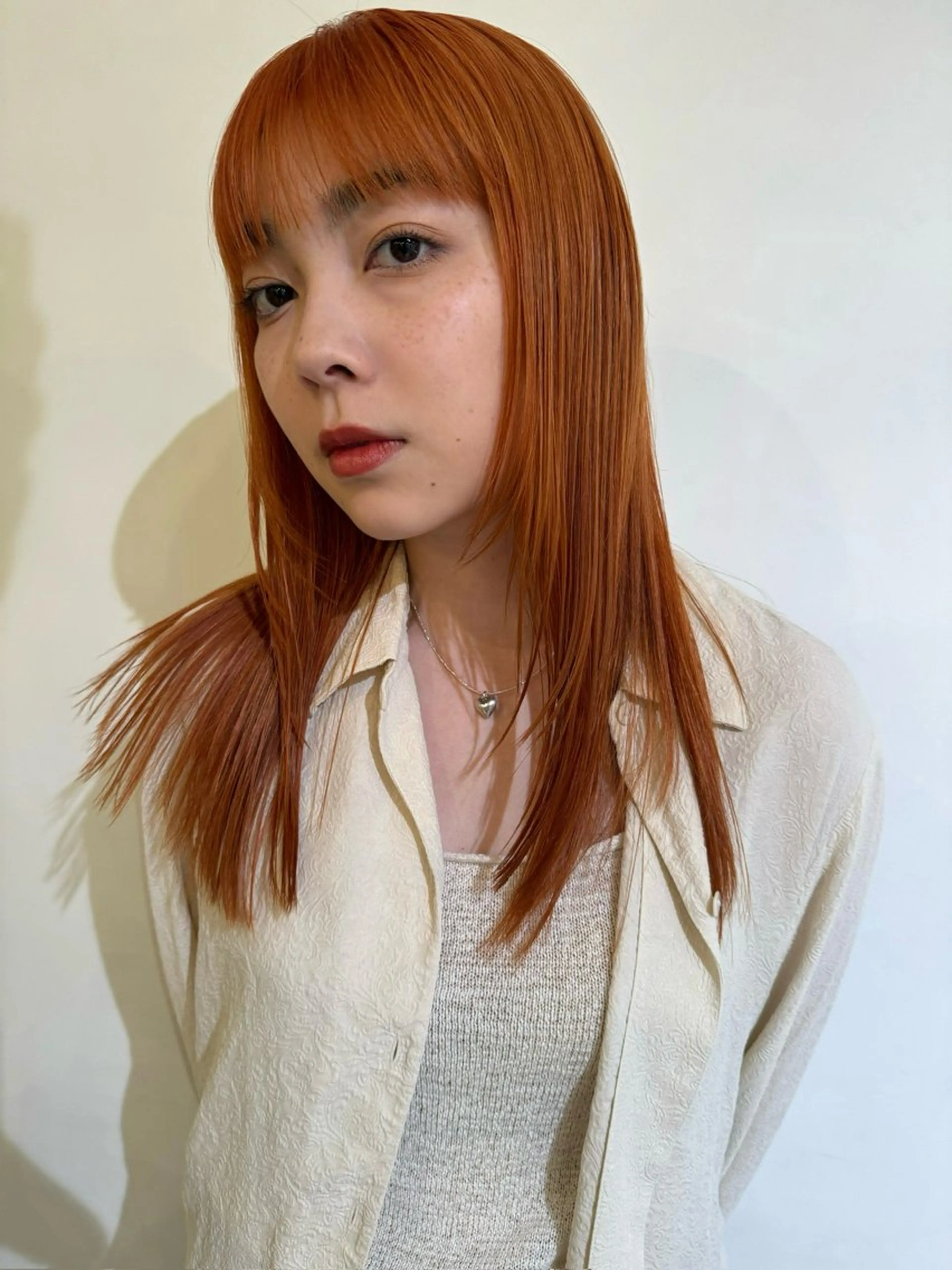 カラー ヘアカラー ブリーチカラー🎀 韓国風/寺門美優のヘアスタイル