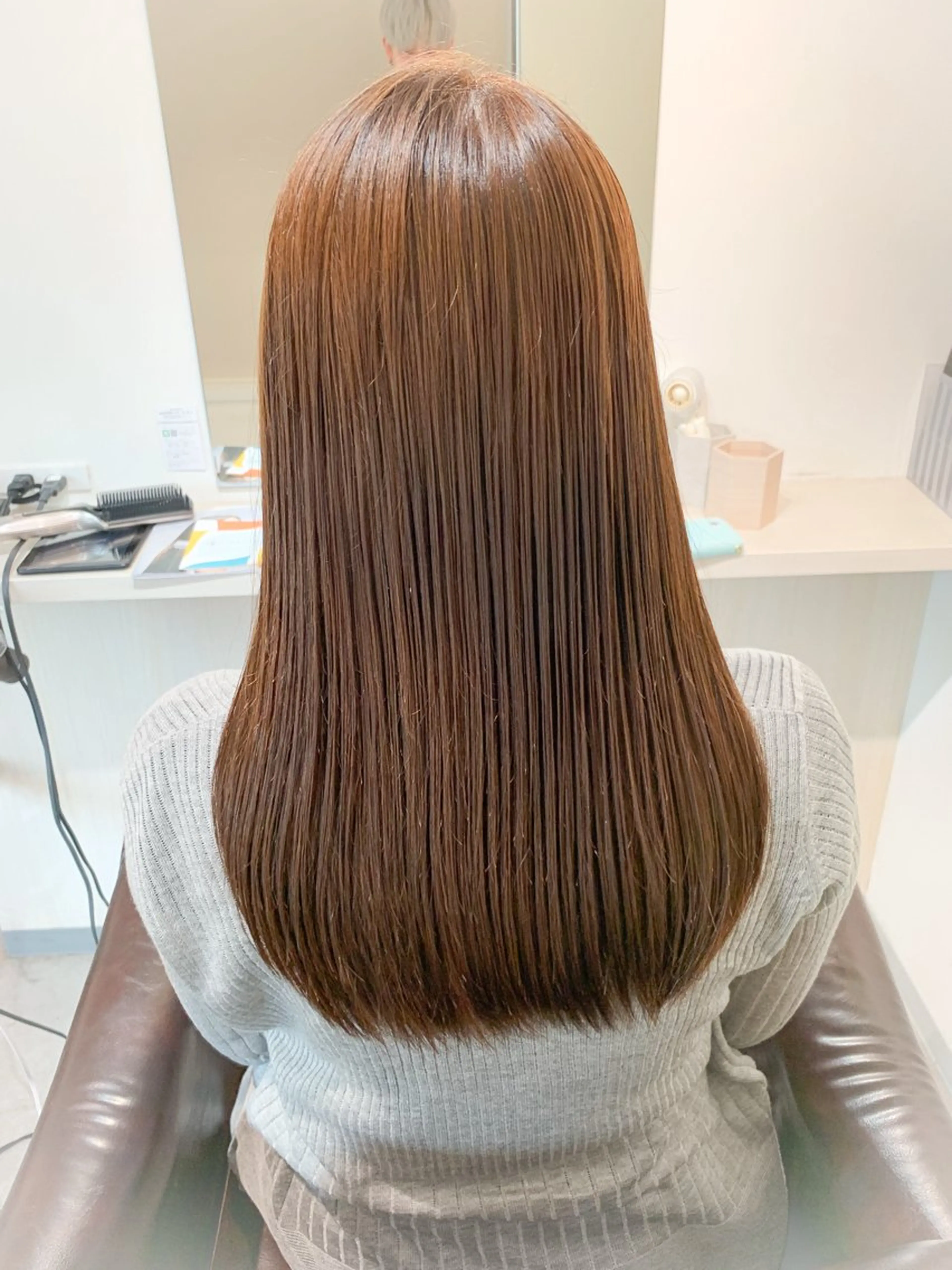 ロング パーマ 縮毛矯正 トリートメント ブリーチでもできる 縮毛矯正相原慎🌈のヘアスタイル