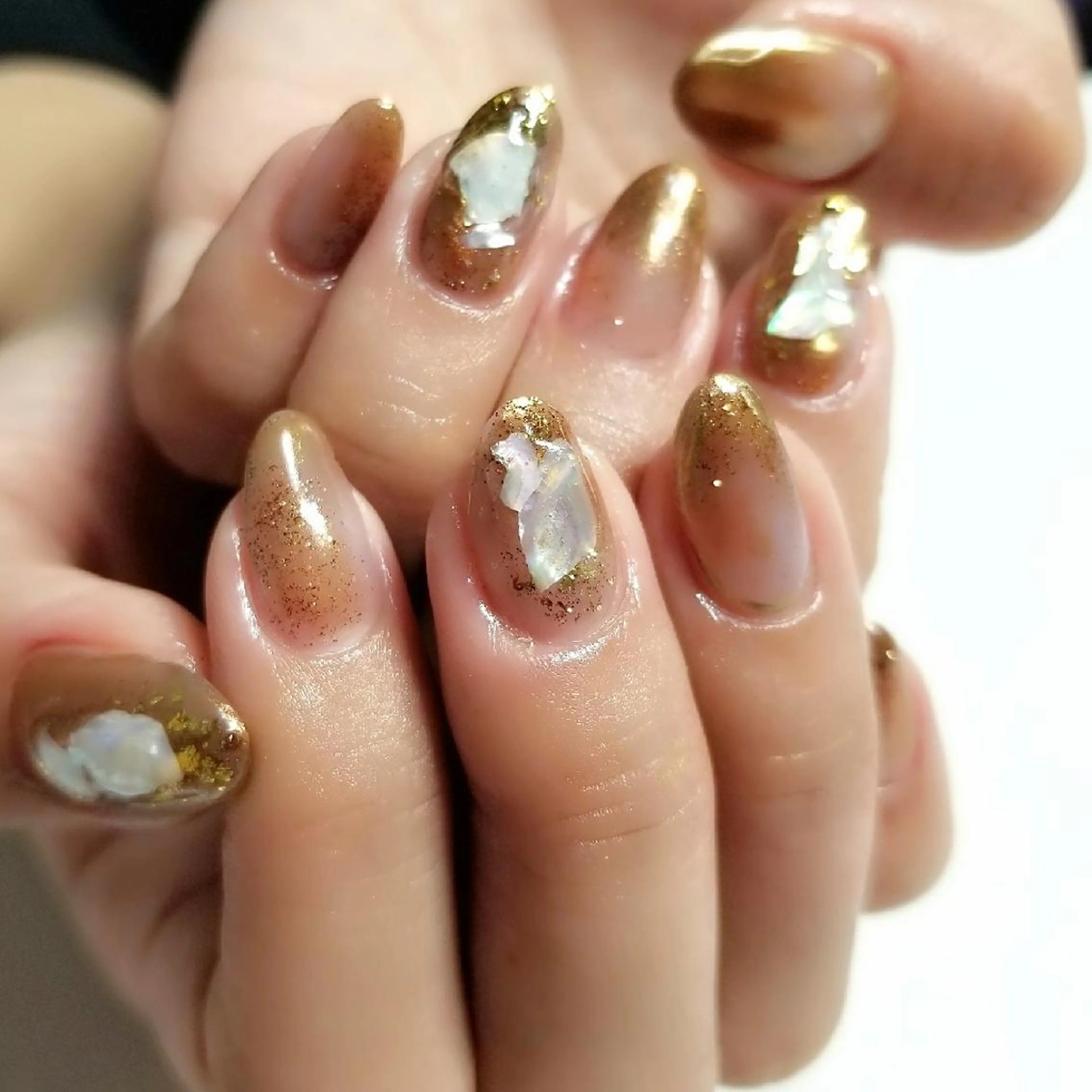 ネイル ニュアンスネイル nail salon ipuniのネイルデザイン
