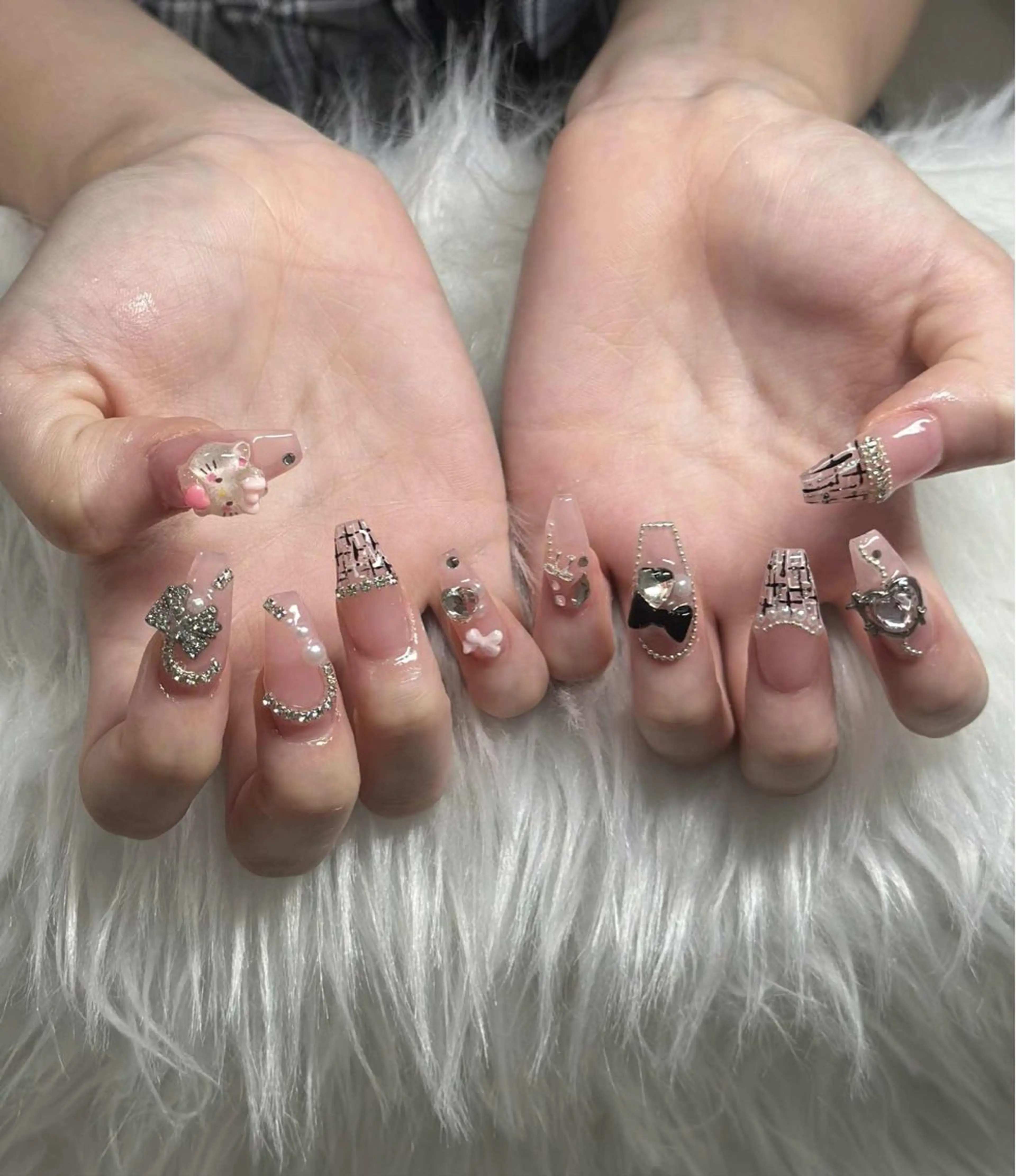 ネイル アートネイル 成人式 ジェルネイル ニュアンスネイル 夏ネイル ハンドネイル neco H.babynailのネイルデザイン