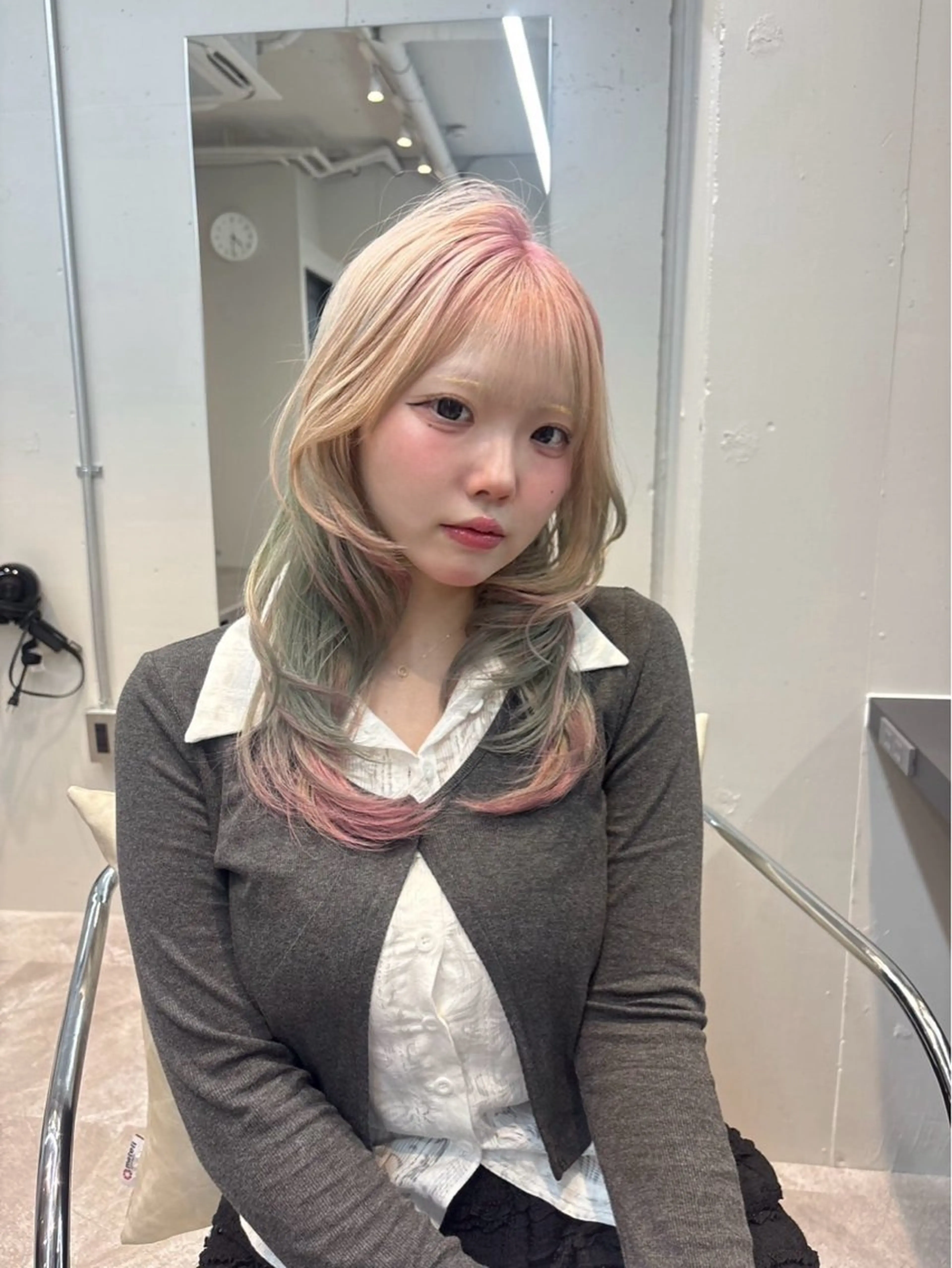 カット 韓国風ヘア🎀🩶 /♡𝓝𝓸𝓪♡のヘアスタイル