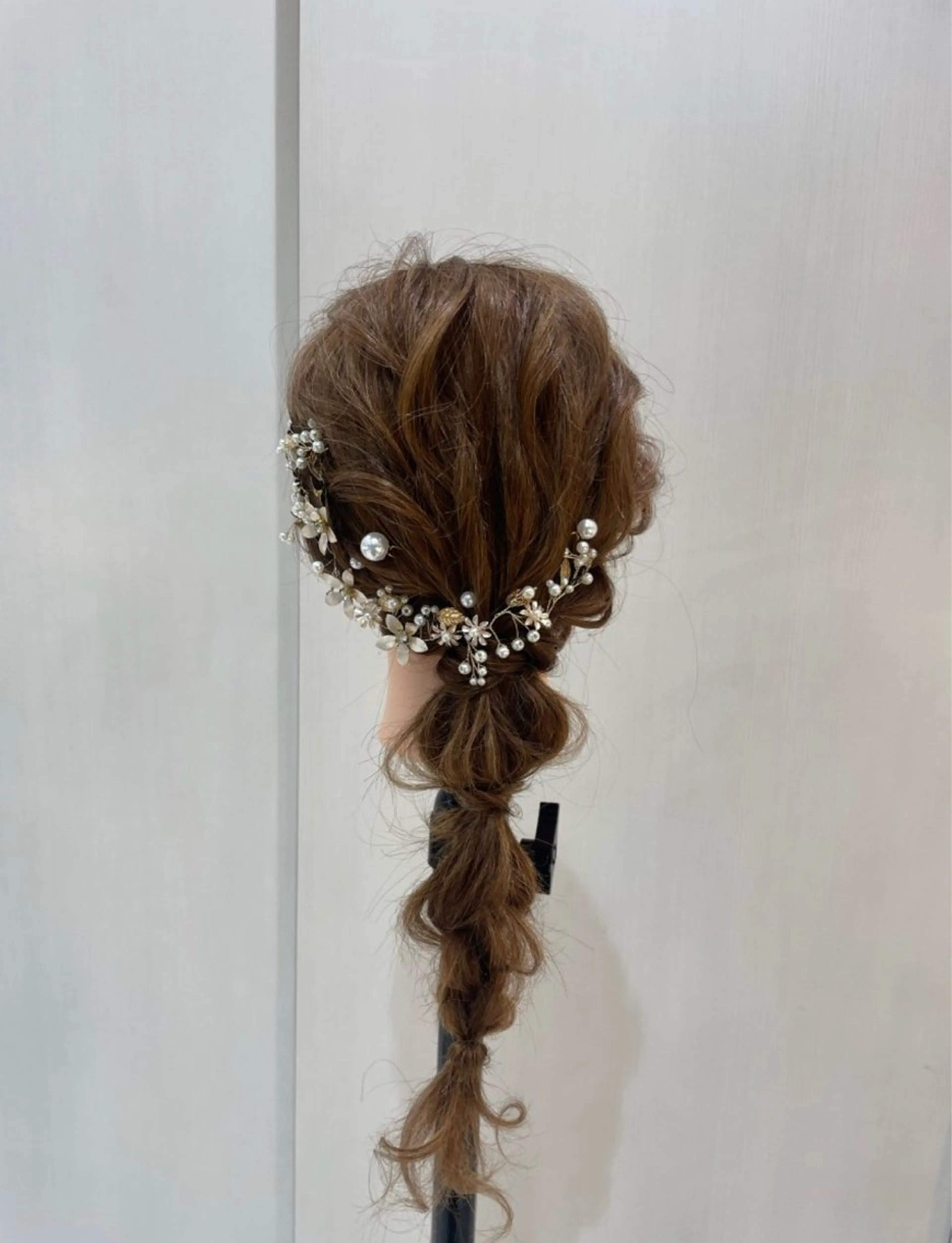 ロング ヘアアレンジ ブリーチなしカラー/ 暖色カラー/艶カラーのヘアスタイル