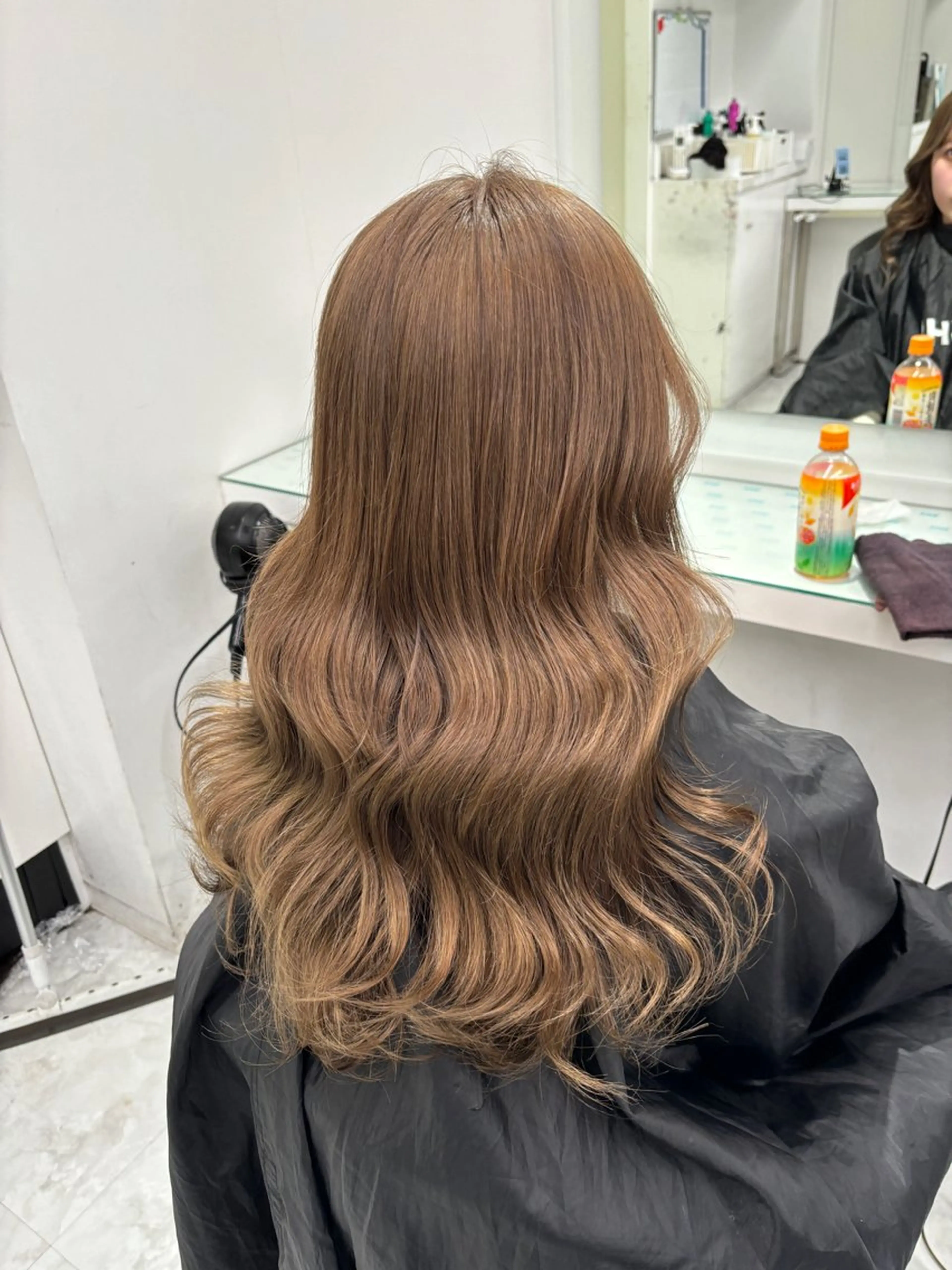 ロング カラー ヘアカラー 💖ミルクティー💖 あかり💖のヘアスタイル