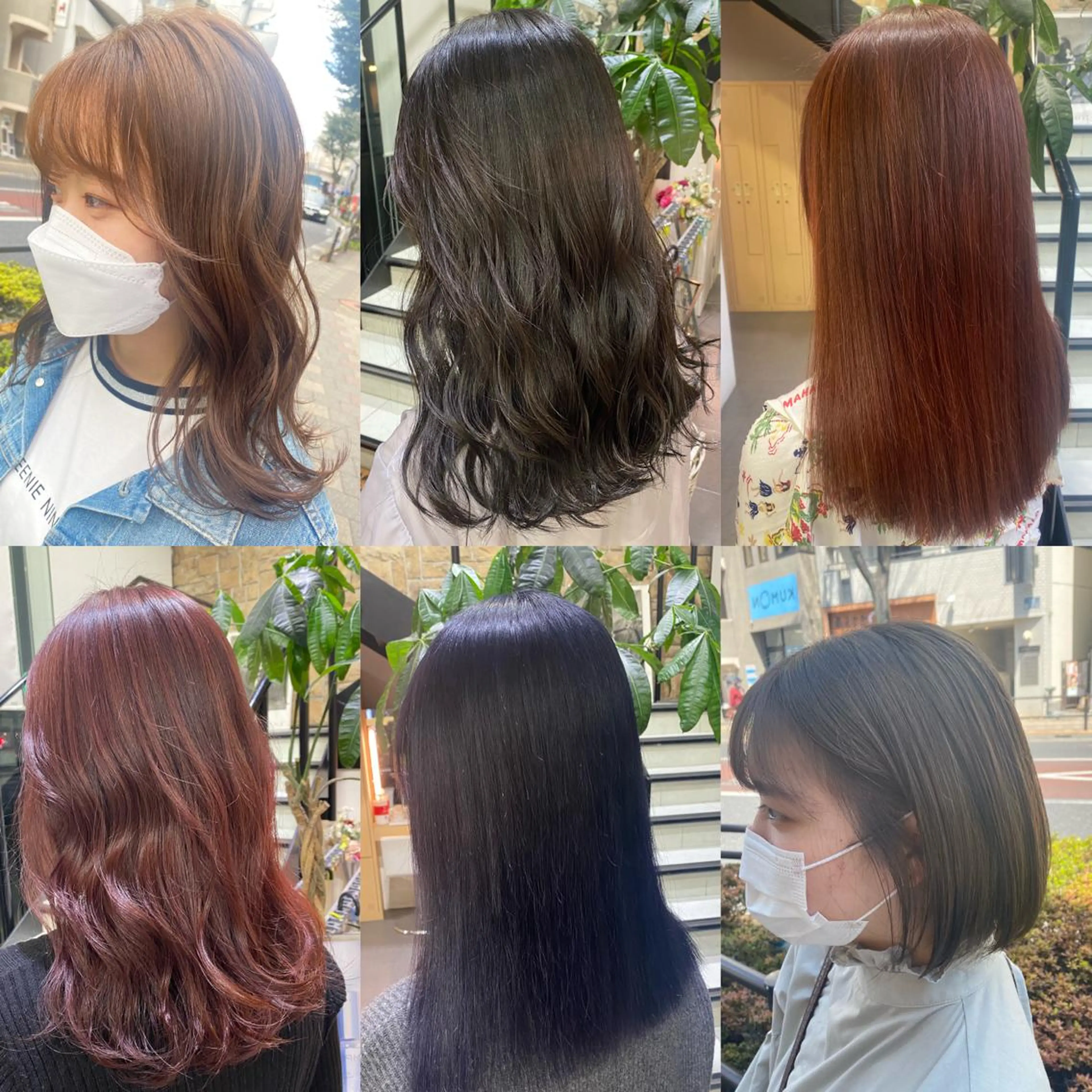 ロング カラー ヘアアレンジ TSUNA 🌙 Lim 五反田のマツエク・マツパデザイン