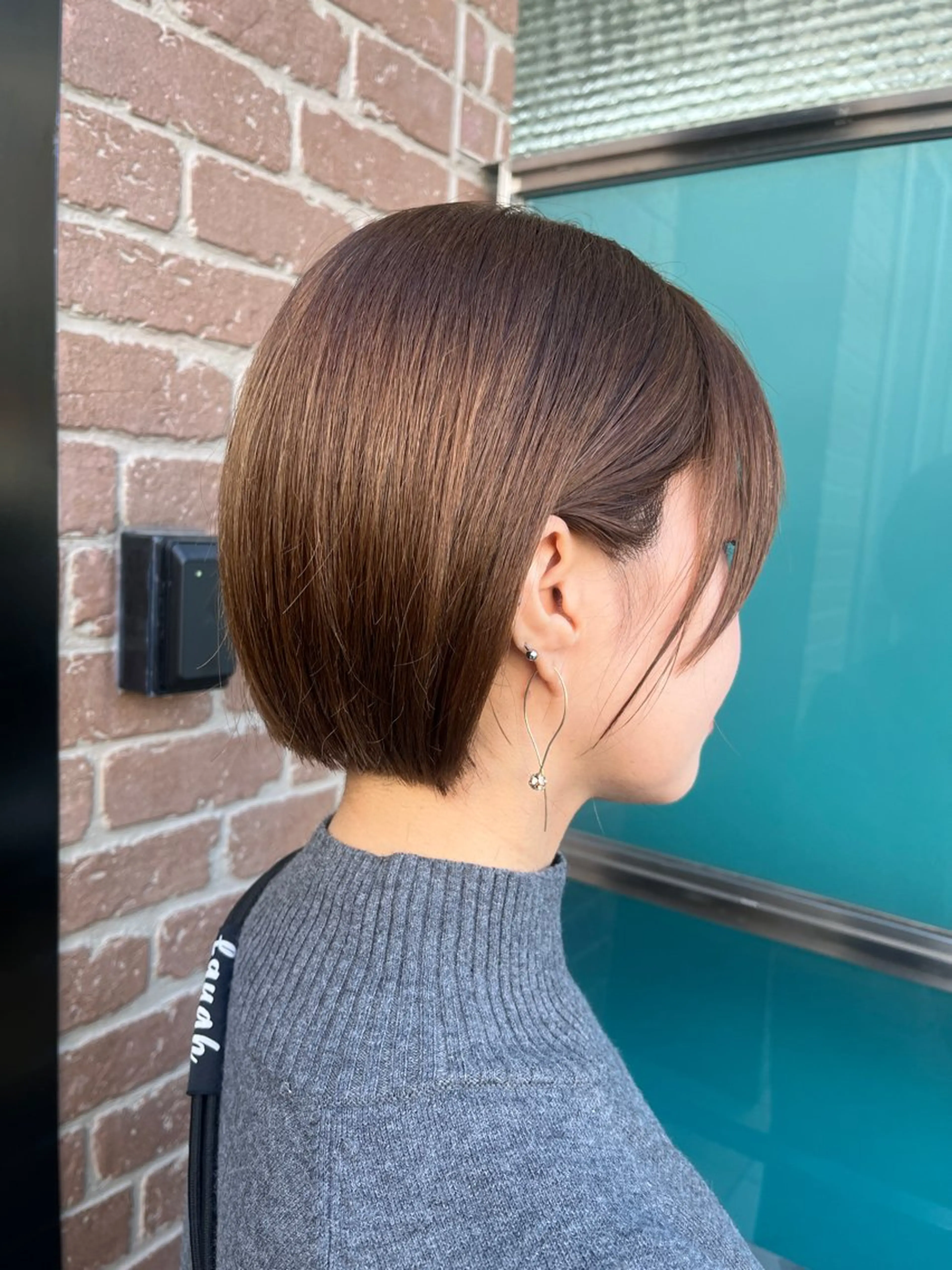 ショート カラー メンズ 久木原 ゆりのヘアスタイル