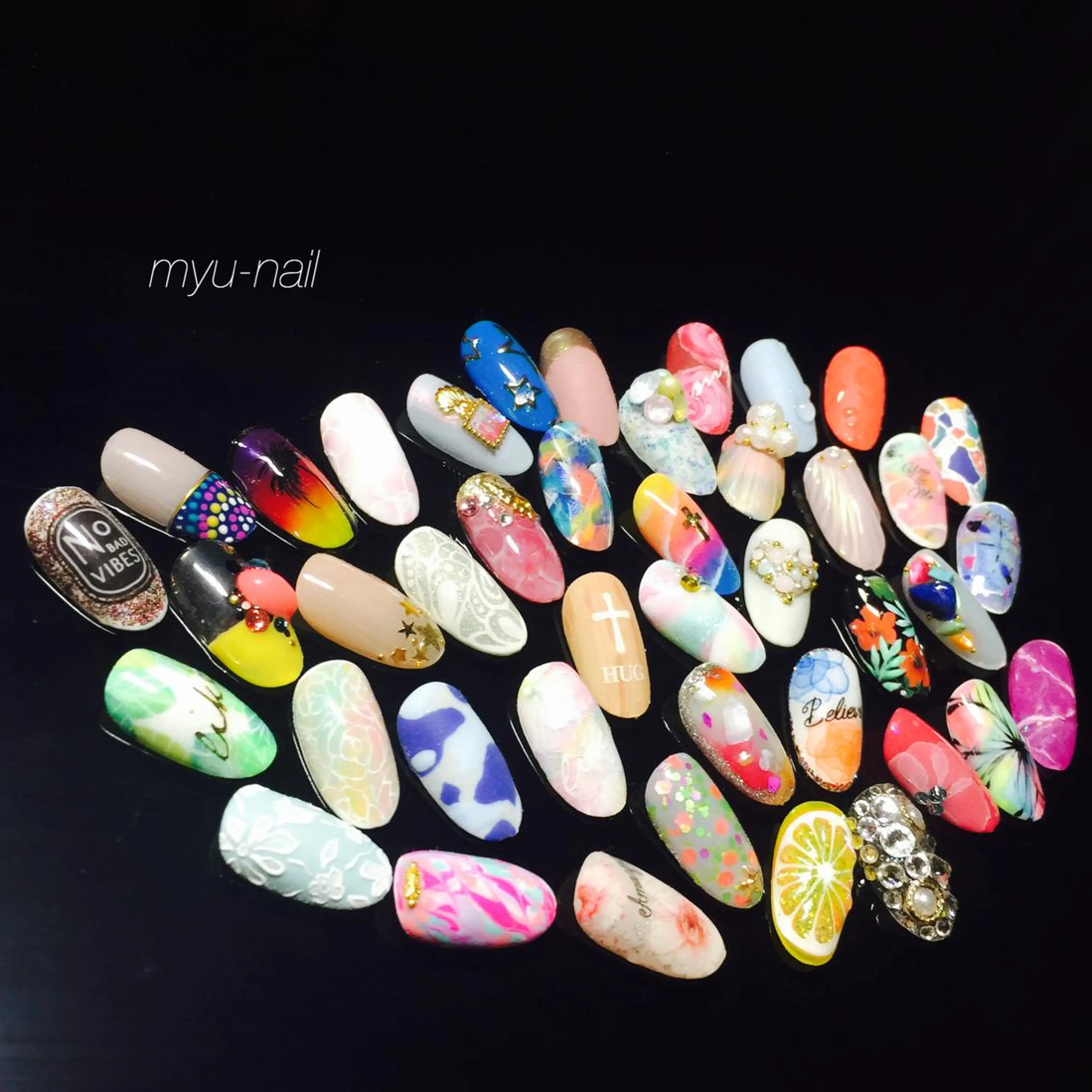 ネイル アートネイル ホームサロン myu-nailのネイルデザイン