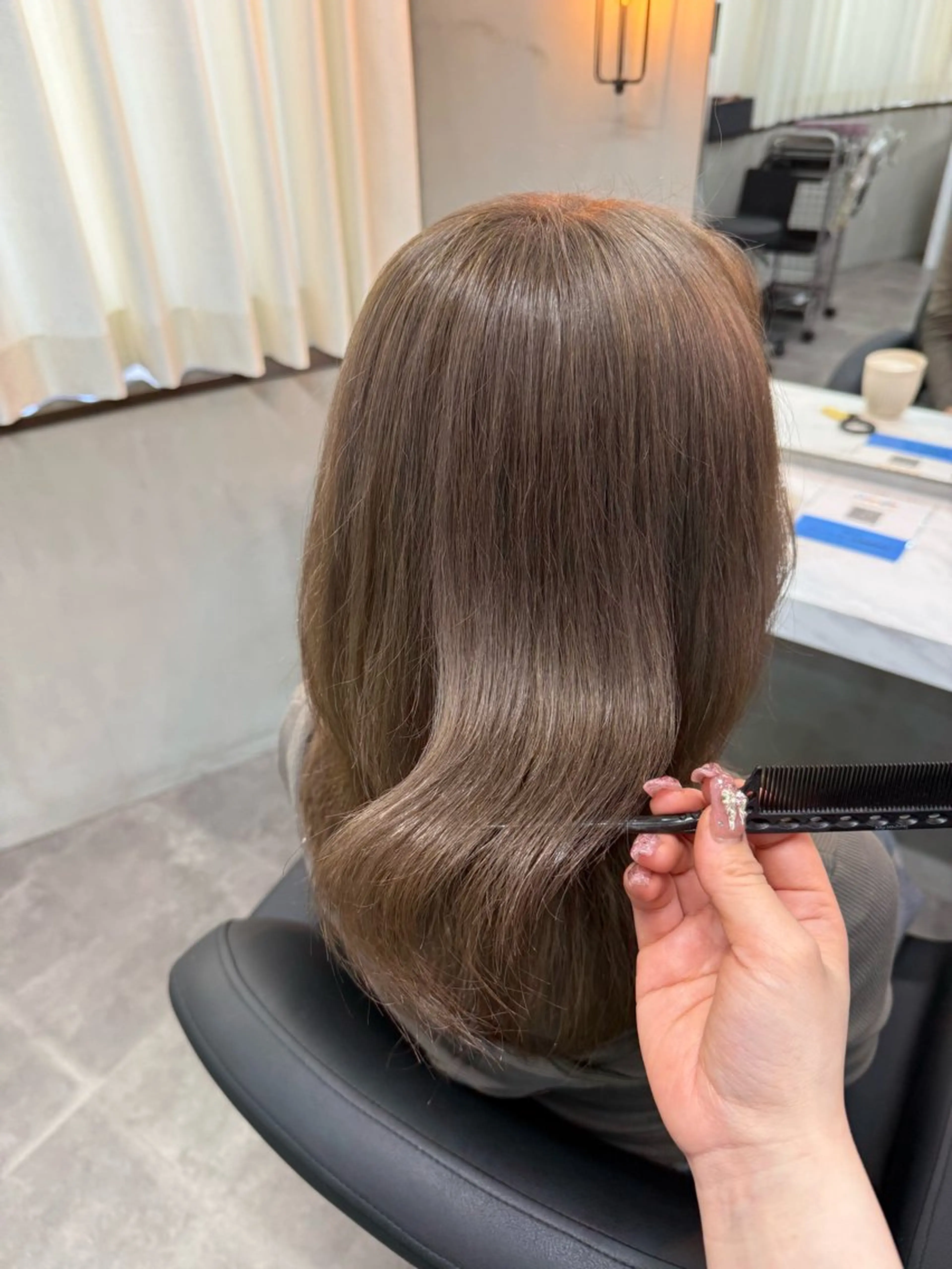 ロング カラー ヘアカラー 木村 智美のヘアスタイル