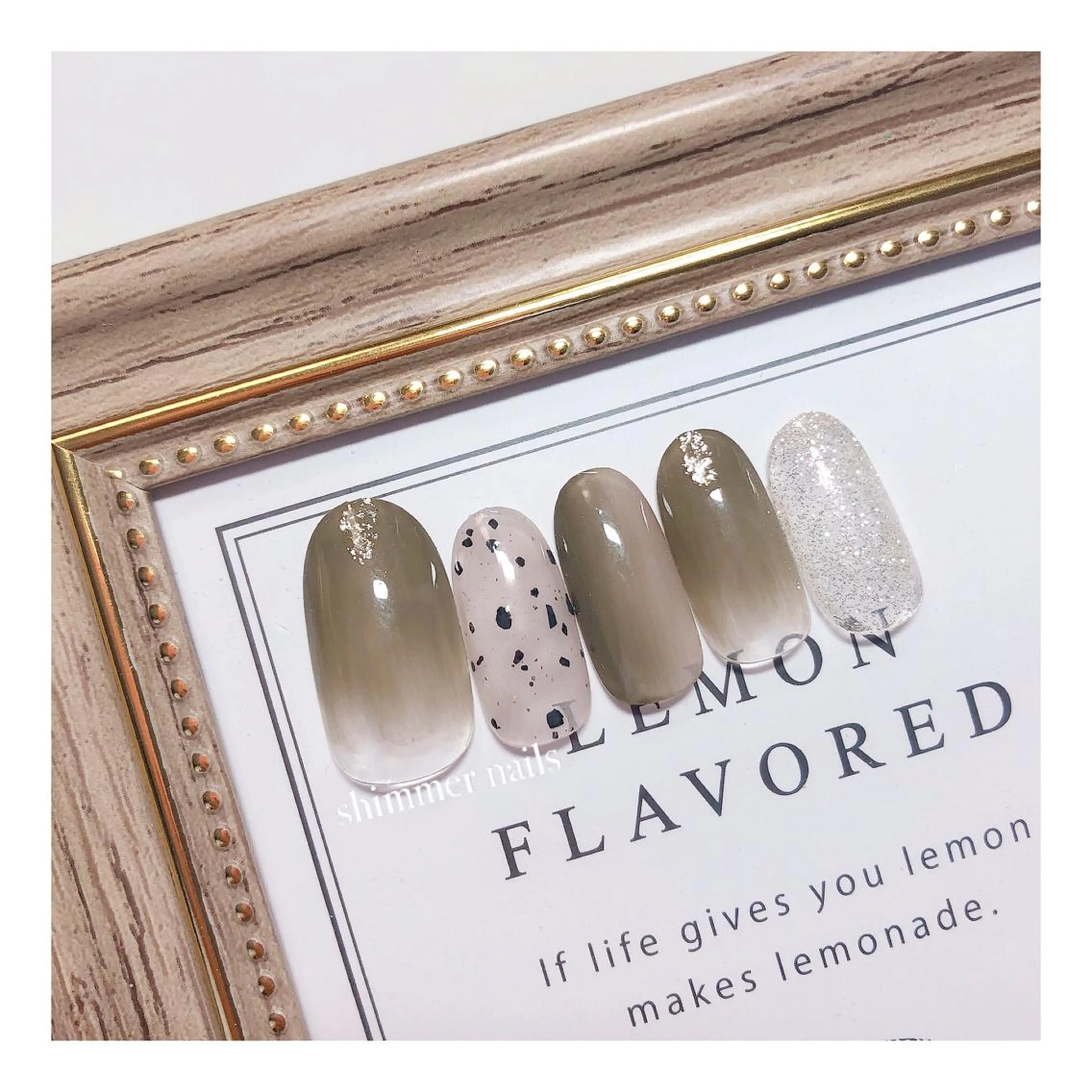 ネイル フットネイル shimmer nailsのネイルデザイン