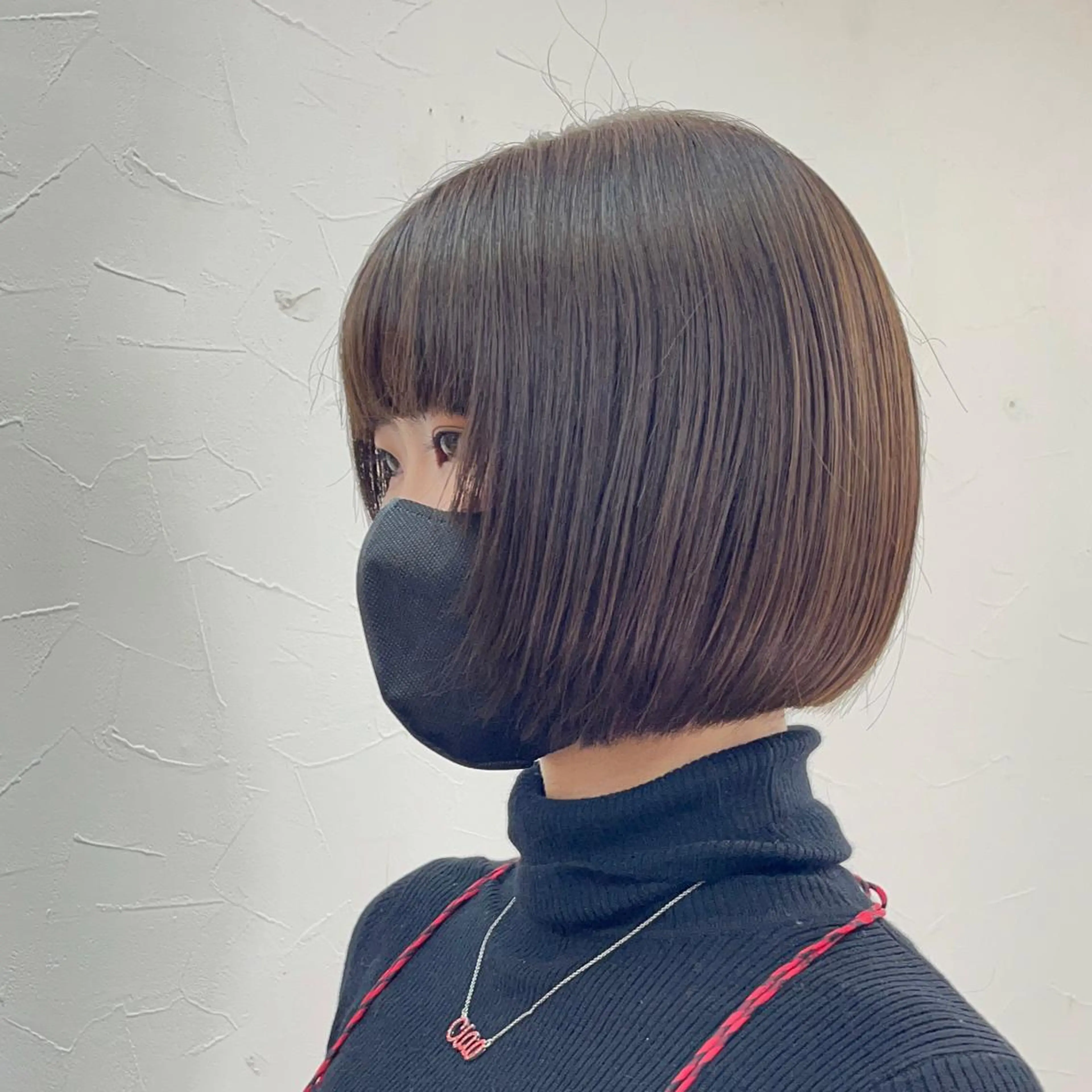 ショート ボブ レイヤーカット 冨田 豊のヘアスタイル
