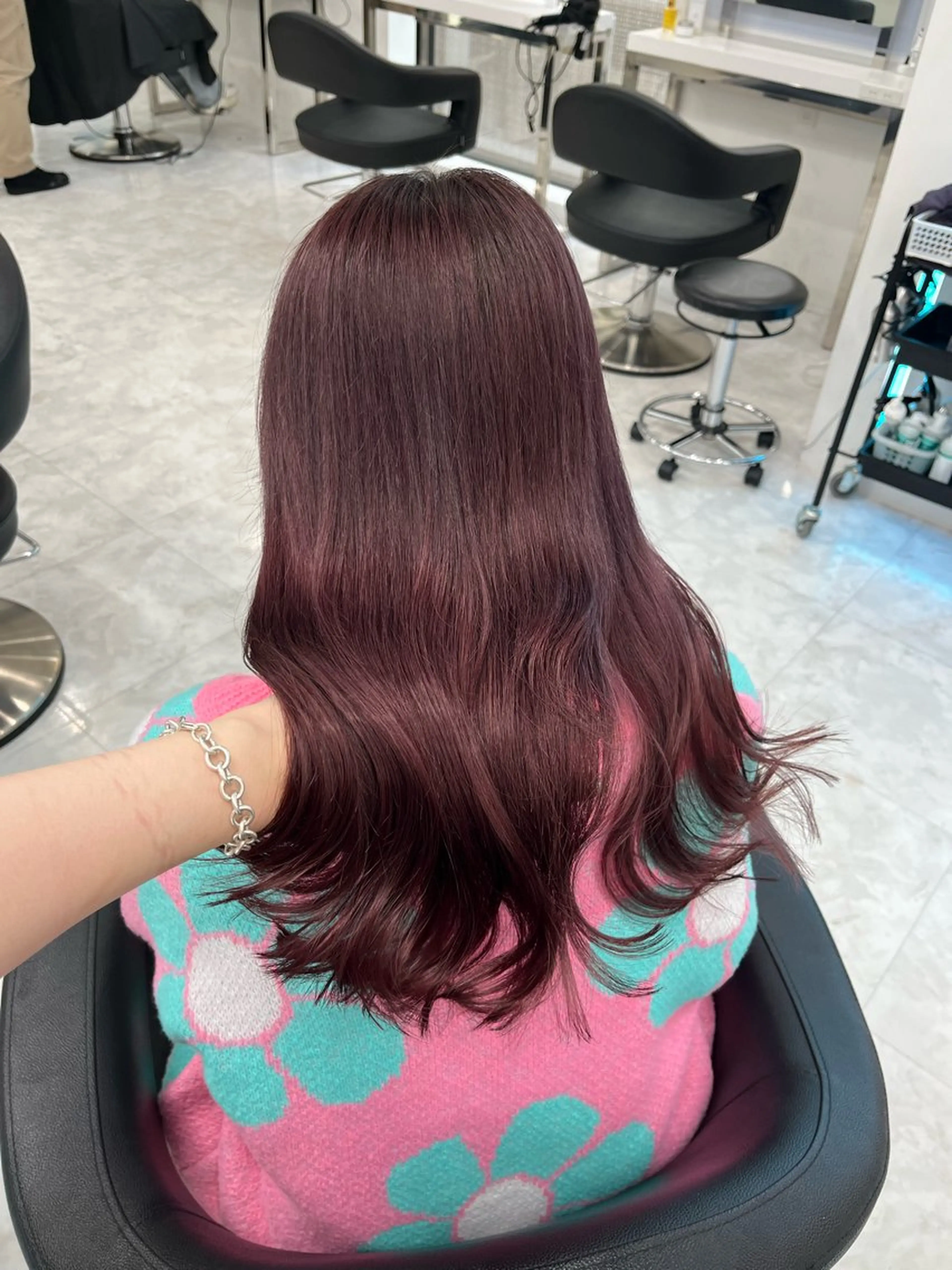 ロング カラー ブリーチ カット ヘアカラー トリートメント ヘッドスパ ヘアセット ブリーチなし特化 美容師💖SAE💖のヘアスタイル