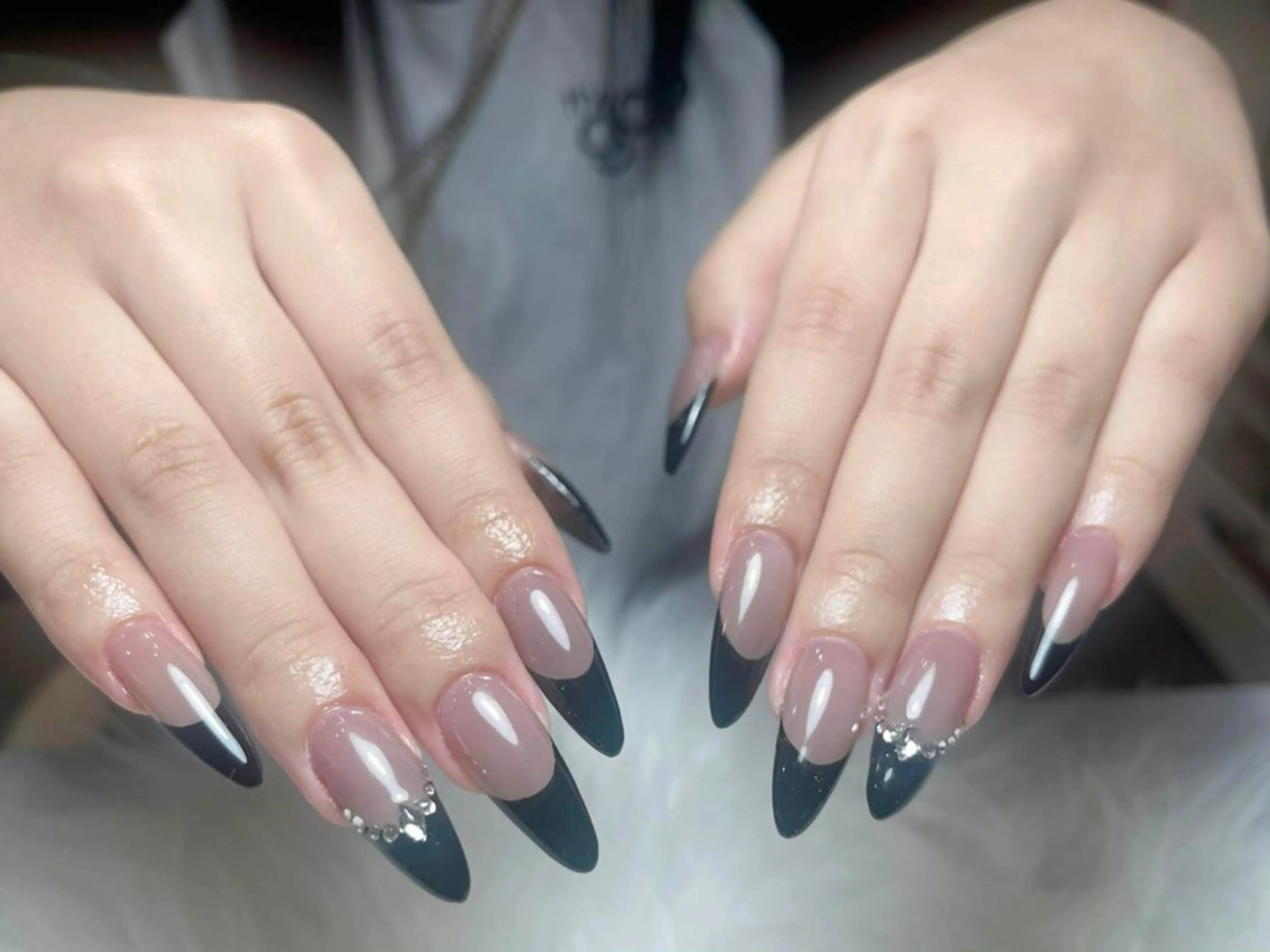 ネイル アートネイル ジェルネイル 持ち込み ニュアンスネイル 夏ネイル ハンドネイル Yuu🎀 Belle Nailのネイルデザイン