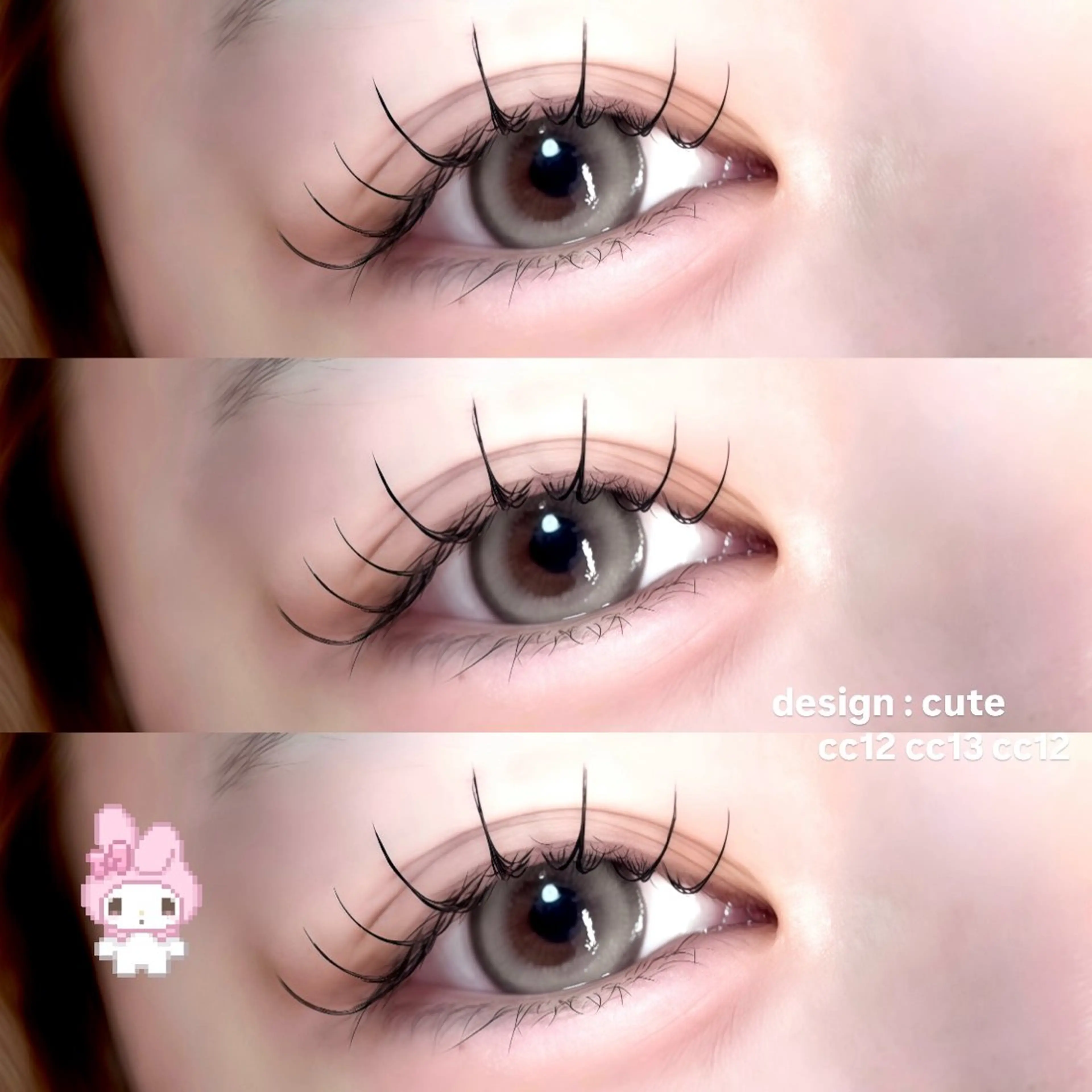 マツエク・マツパ 🤍 ena🤍🌙のマツエク・マツパデザイン