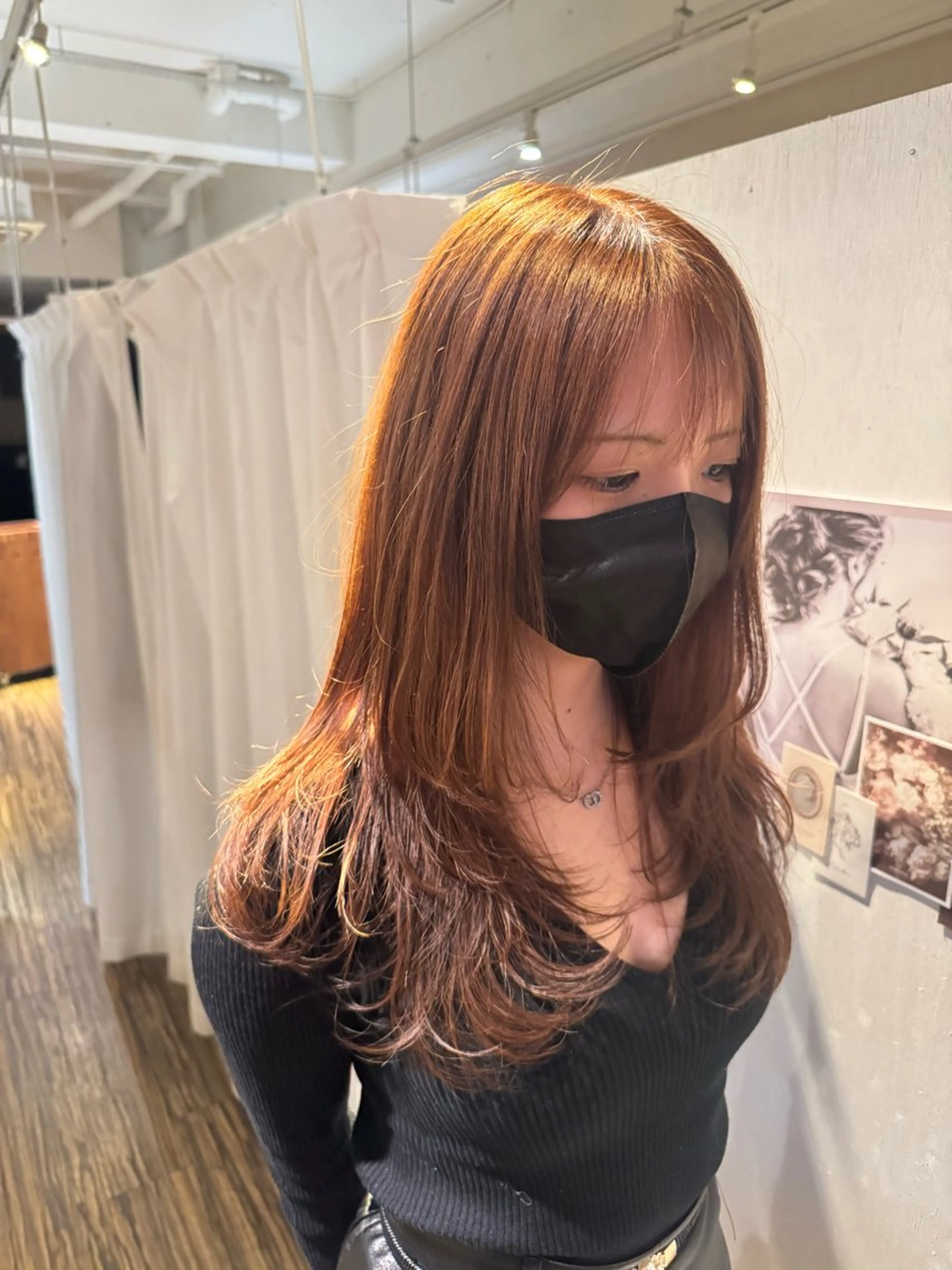 セミロング 透明感カラー/ レイヤー/SHUNのヘアスタイル