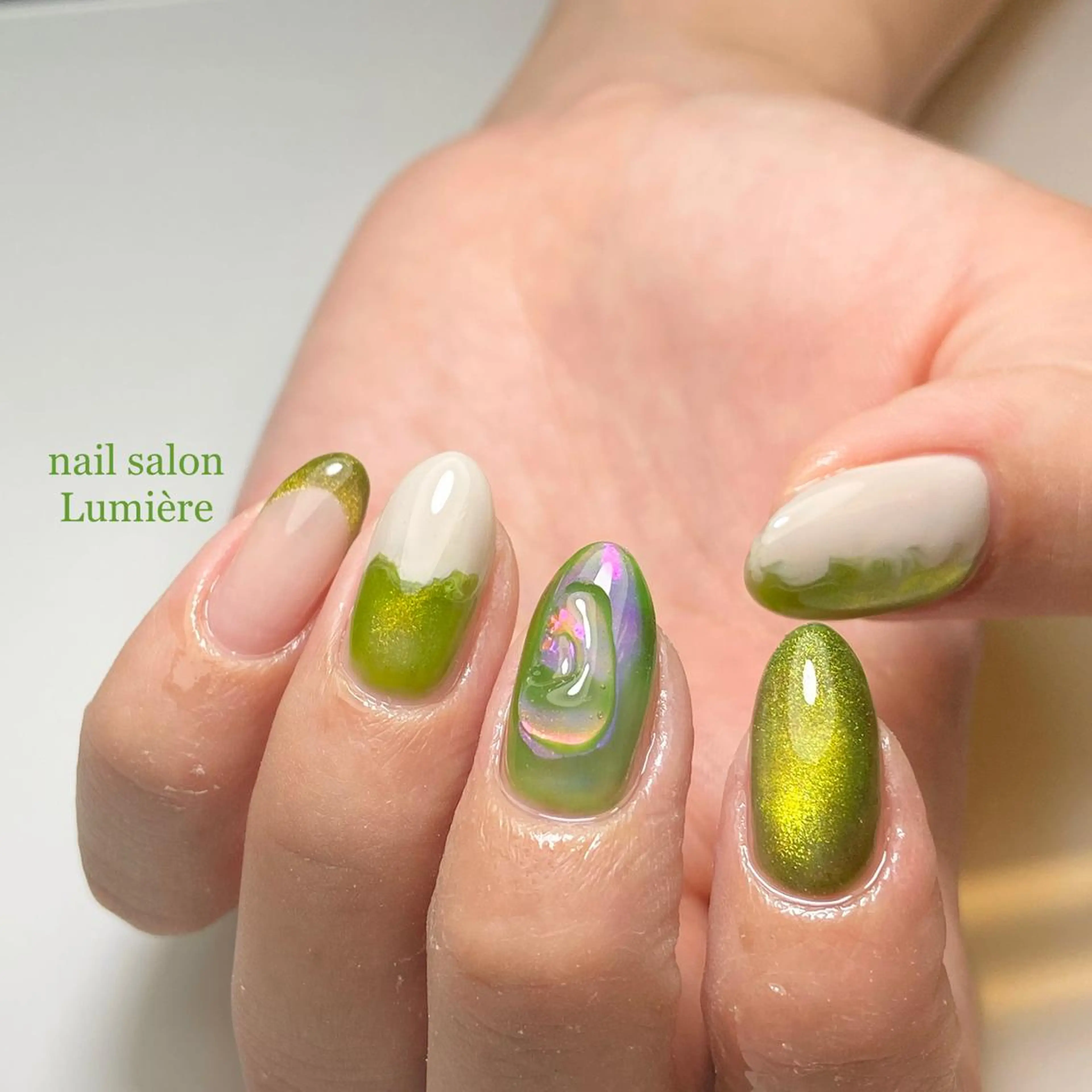 ネイル ハンドネイル nail salon Lumièreのネイルデザイン