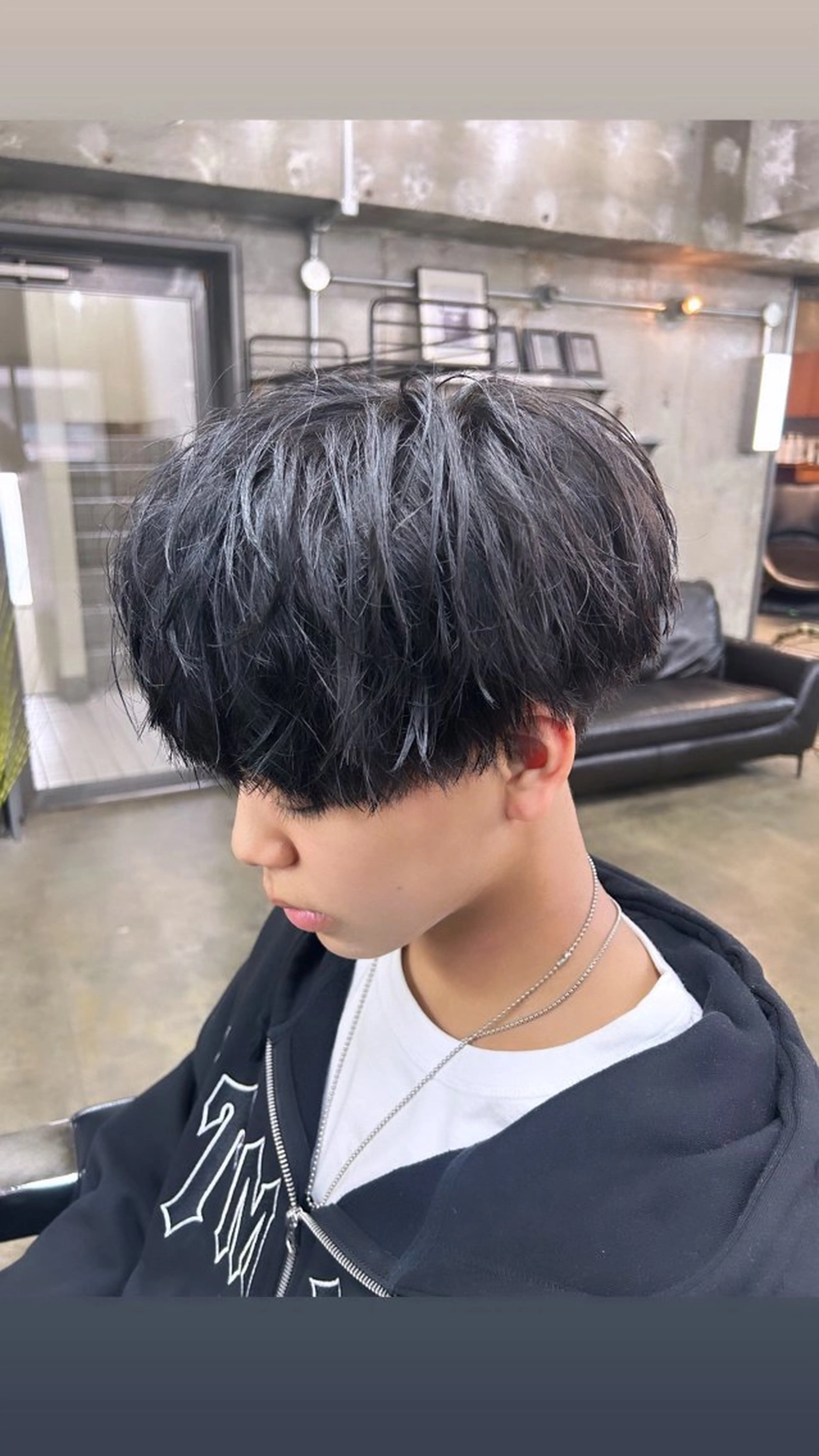 カラー パーマ ヘアカラー トリートメント 柴田 りかのヘアスタイル