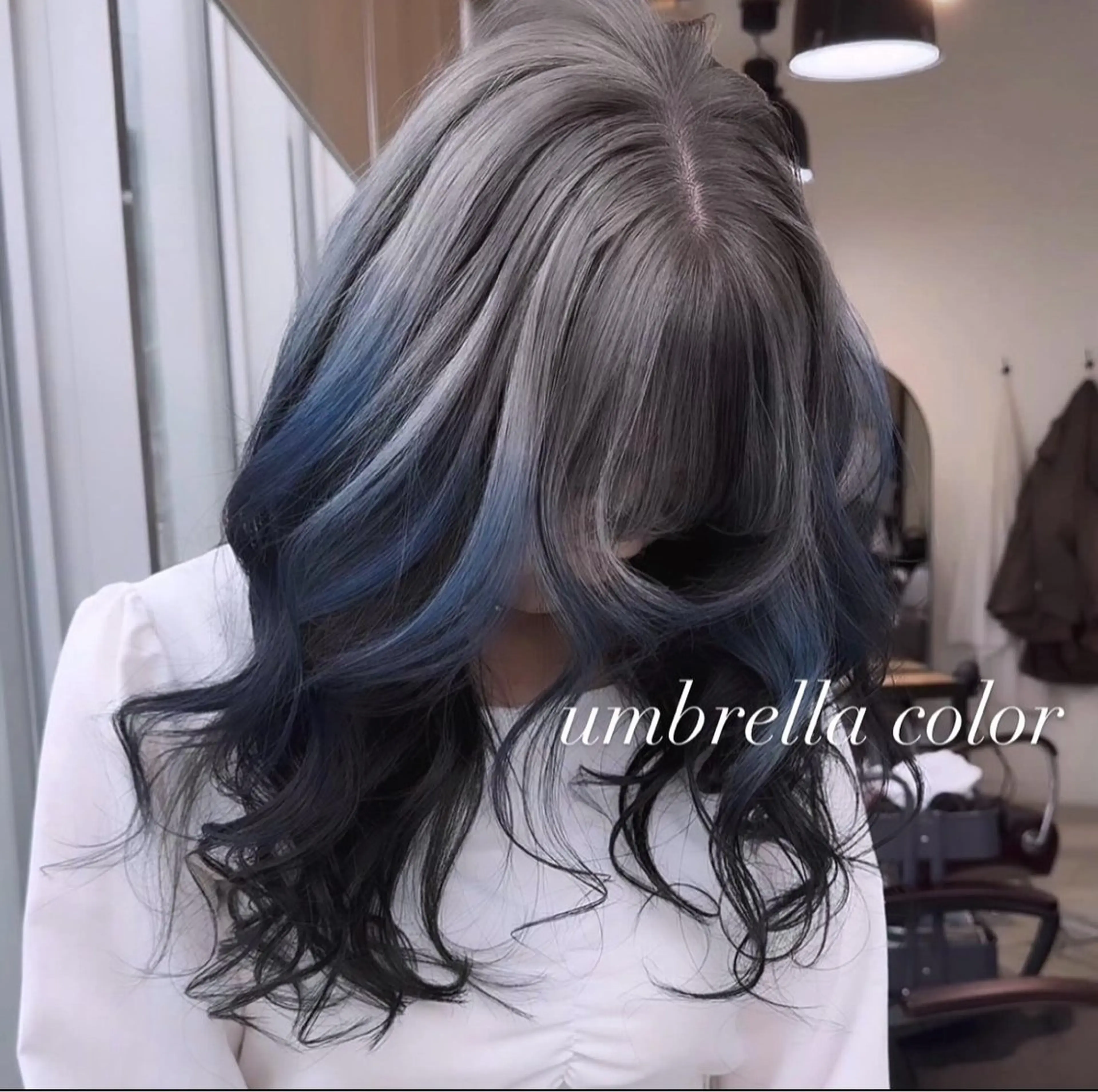 ロング カラー カット ヘアカラー トリートメント ヘアセット 💜ハイトーン💛 マジカルかいちゃんのヘアスタイル