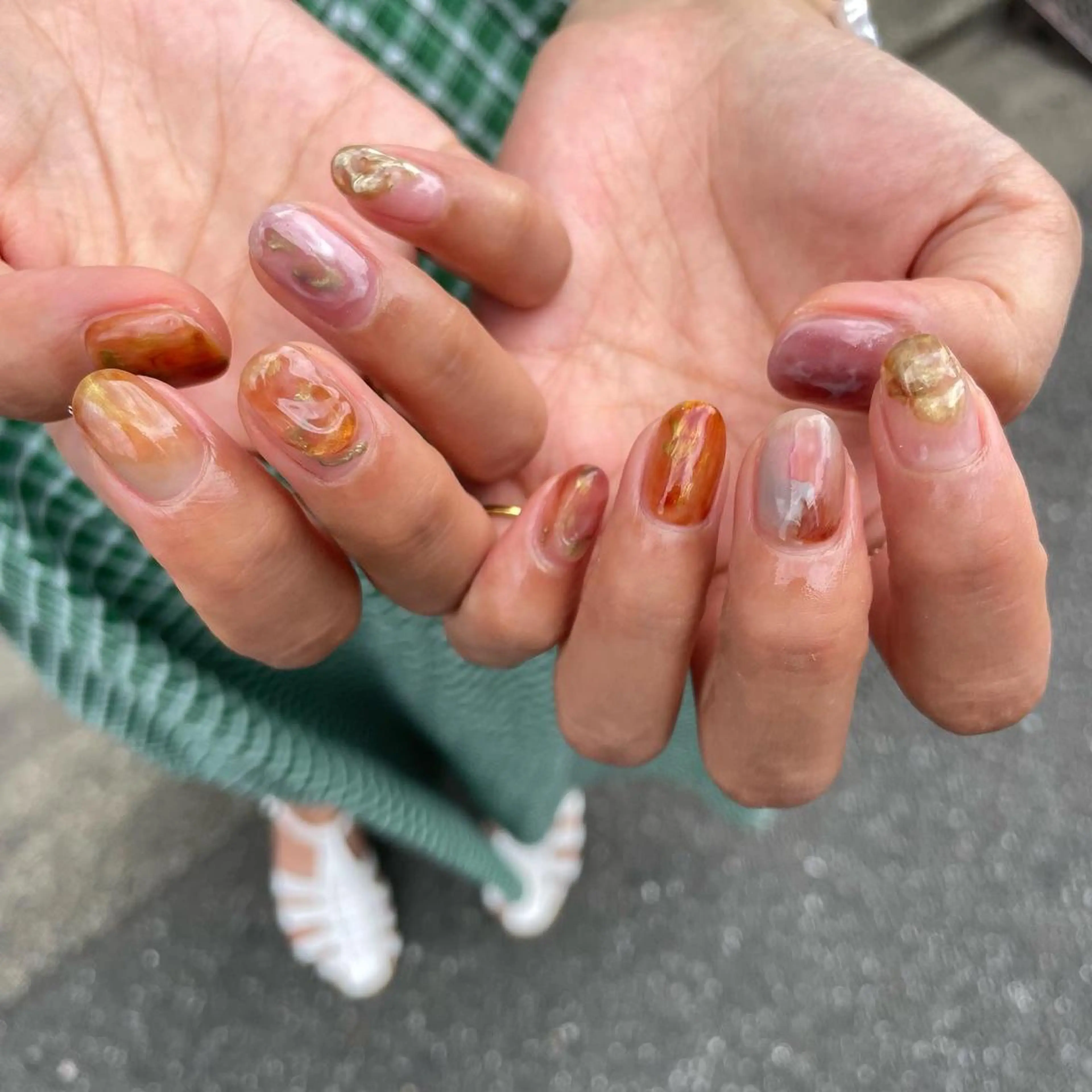 ネイル ニュアンスネイル ハンドネイル anna padoのネイルデザイン