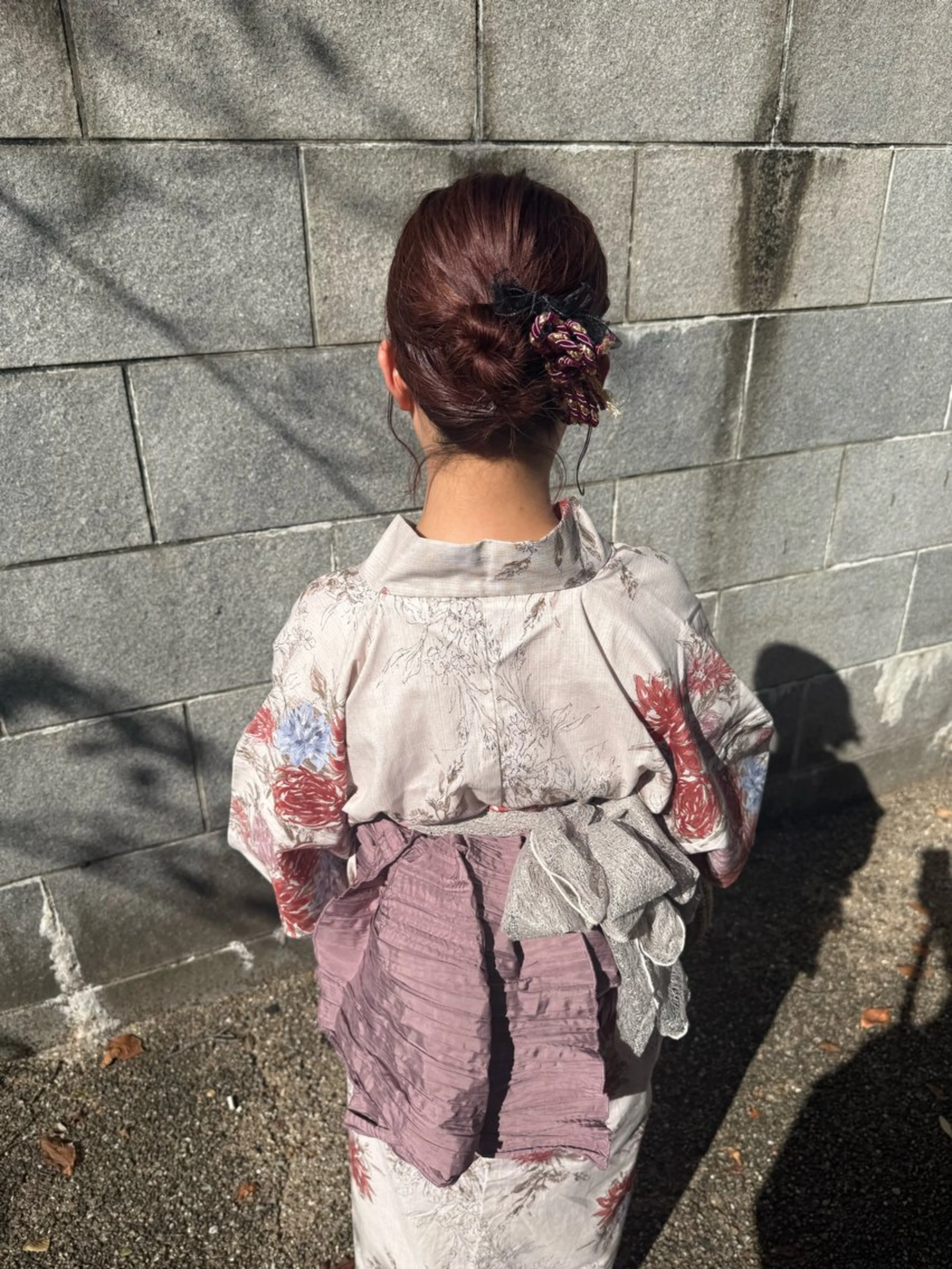 ヘアアレンジ 浴衣 ヘアセット 永田 彩華のヘアスタイル