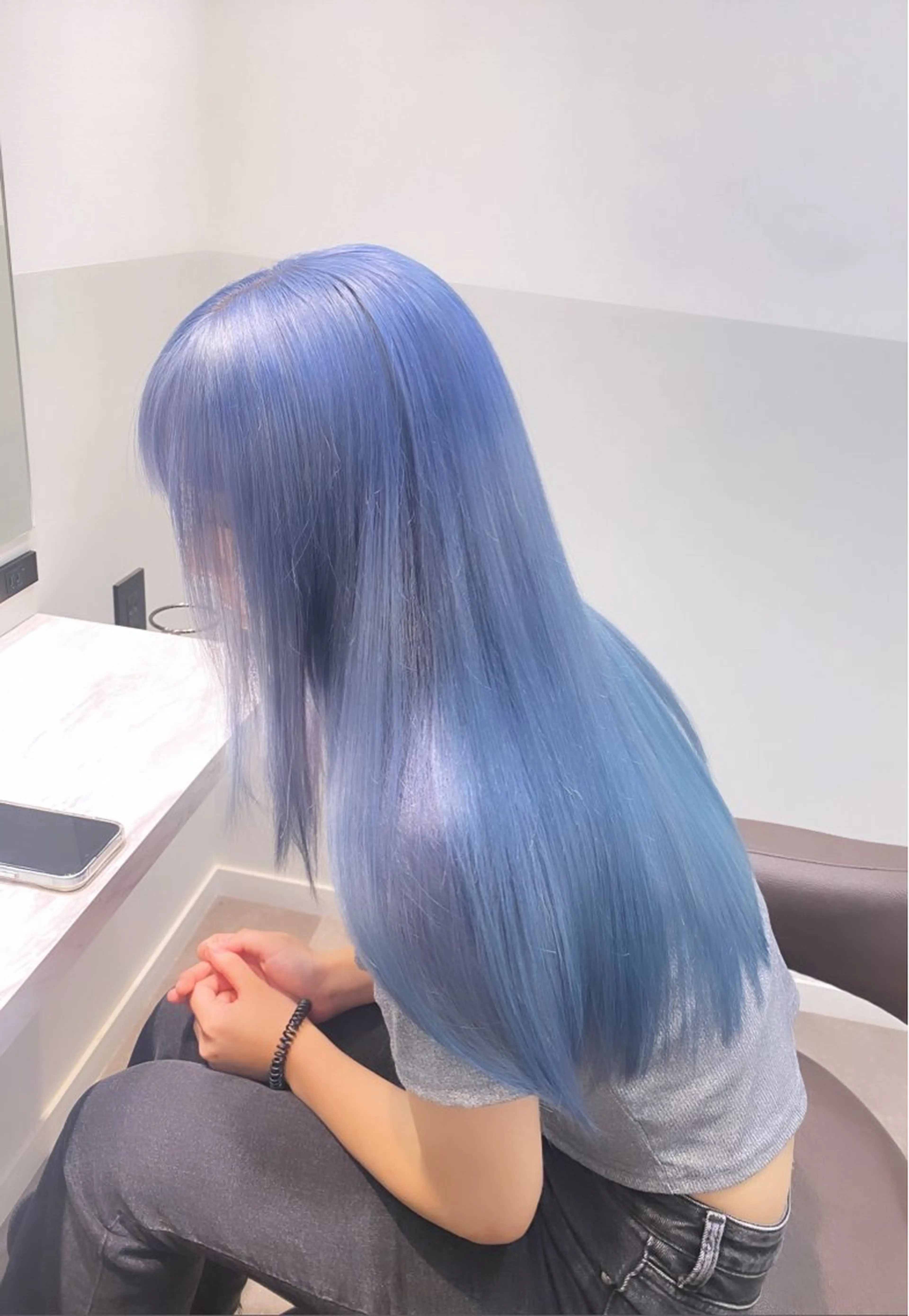 ロング カラー ヘアアレンジ メンズ ヘアカラー トリートメント ハイトーン美容師 MASATOのヘアスタイル