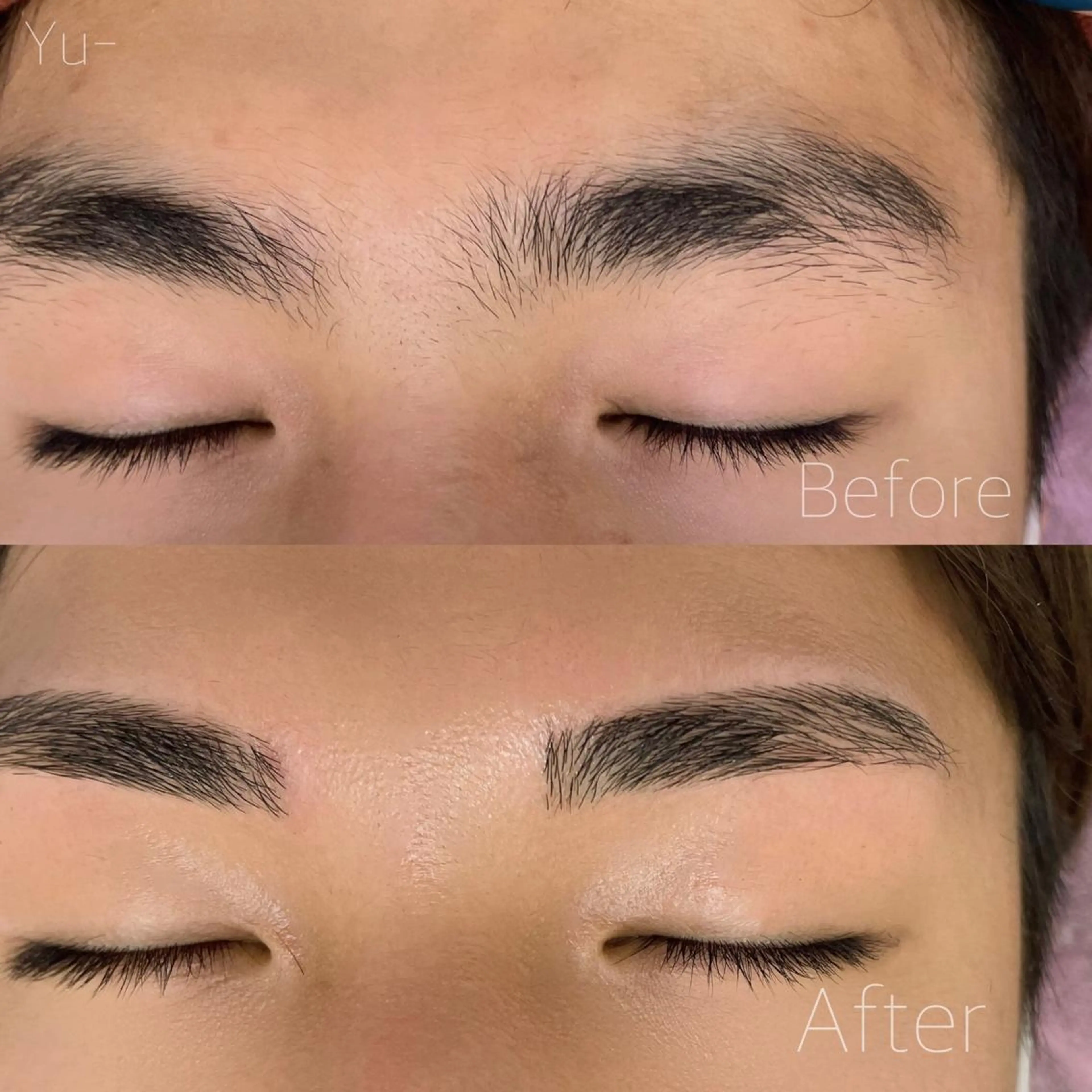 アイブロウ メンズアイブロウ y u-のマツエク・マツパデザイン