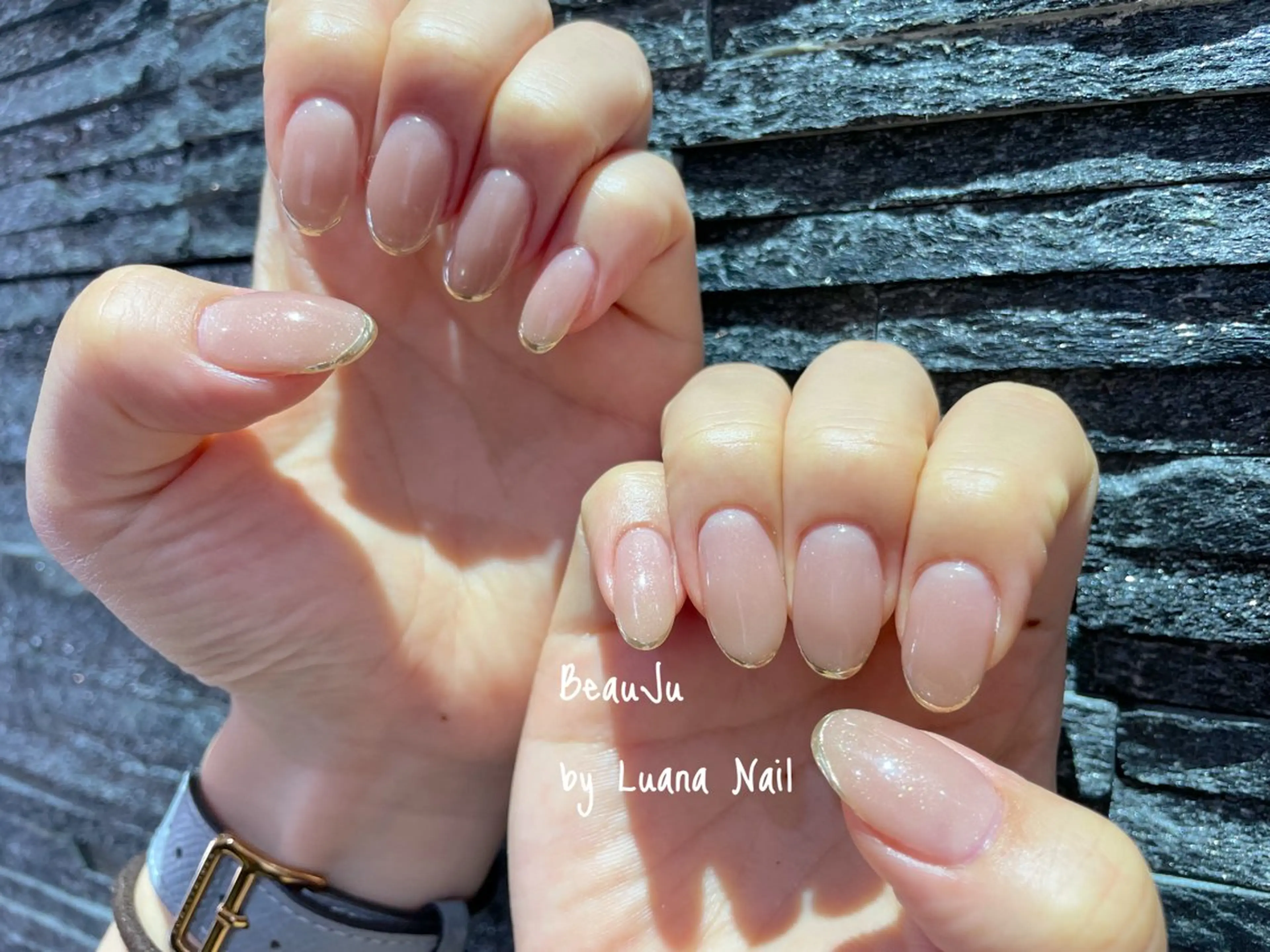 ネイル ミラーネイル ハンドネイル BeauJu by Luana Nailのネイルデザイン