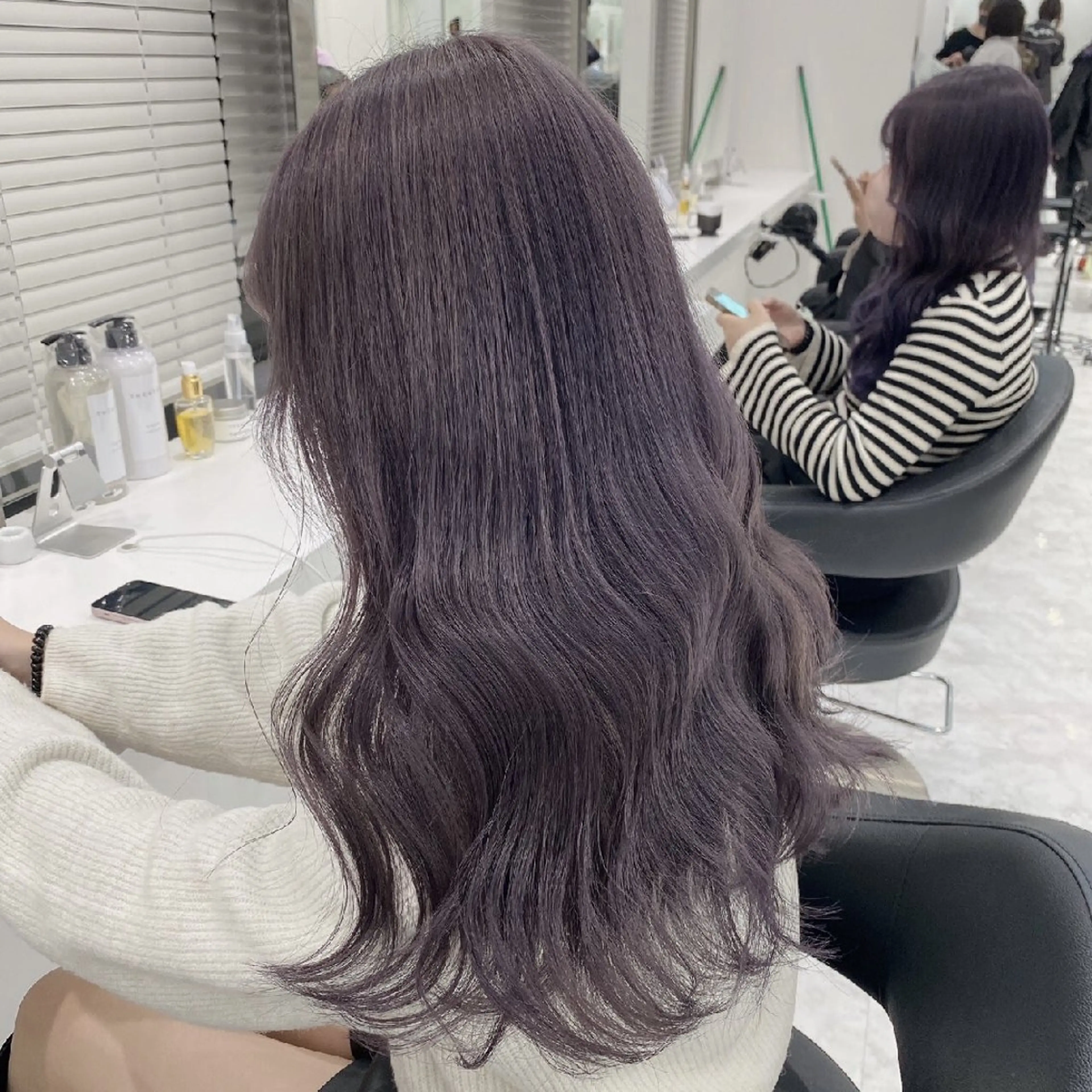 セミロング カラー ヘアアレンジ ヘアカラー トリートメント ヘッドスパ ヘアセット 🪞【公式】表参道 🪞knot🪞のヘアスタイル
