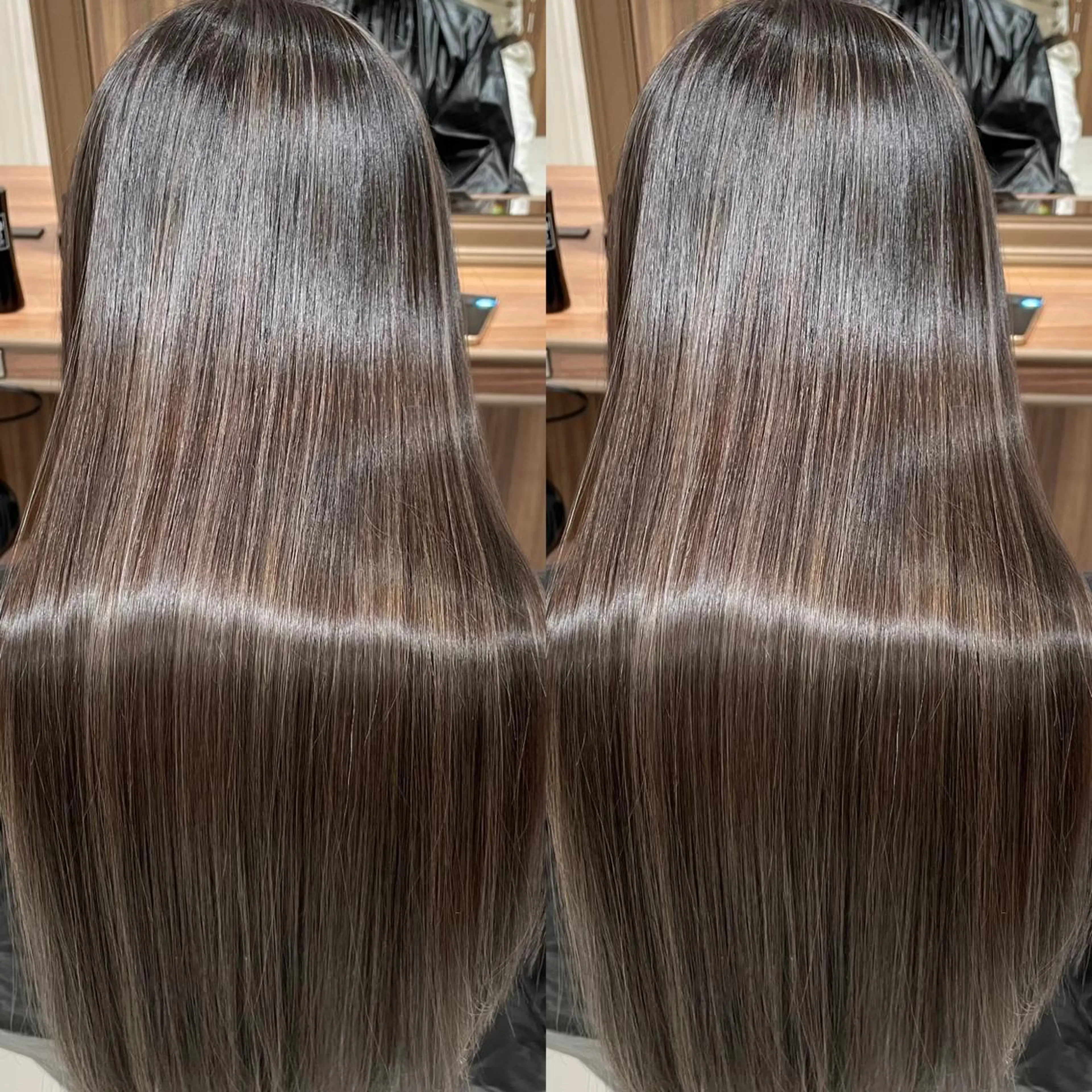 ロング カラー ヘアアレンジ 白髪ぼかしハイライト 茗荷谷駅徒歩2分のヘアスタイル