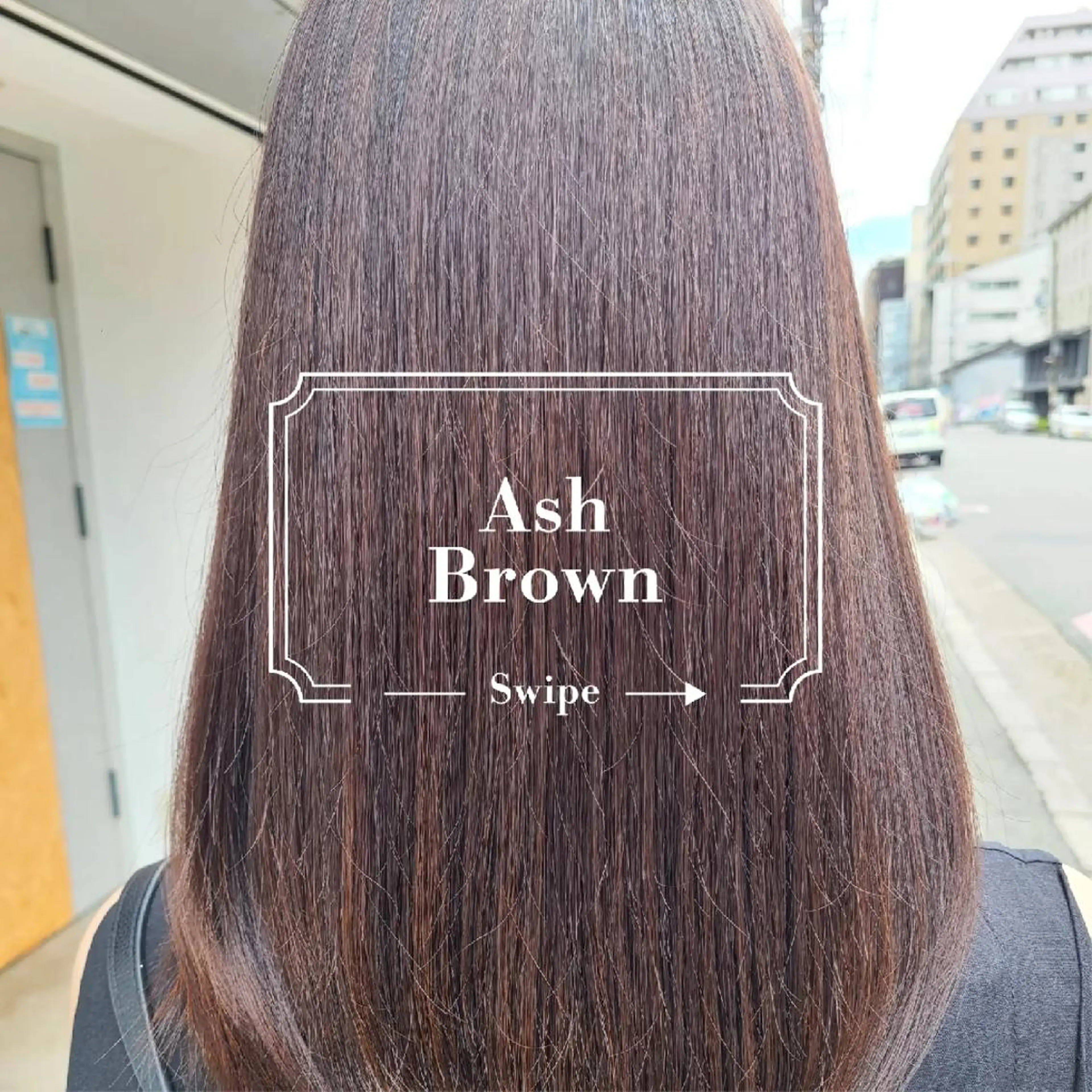 ロング カラー ヘアアレンジ アッシュ アッシュブラウン ブラウンカラー カット ヘアカラー トリートメント terra✂️川嶋 大輔のヘアスタイル