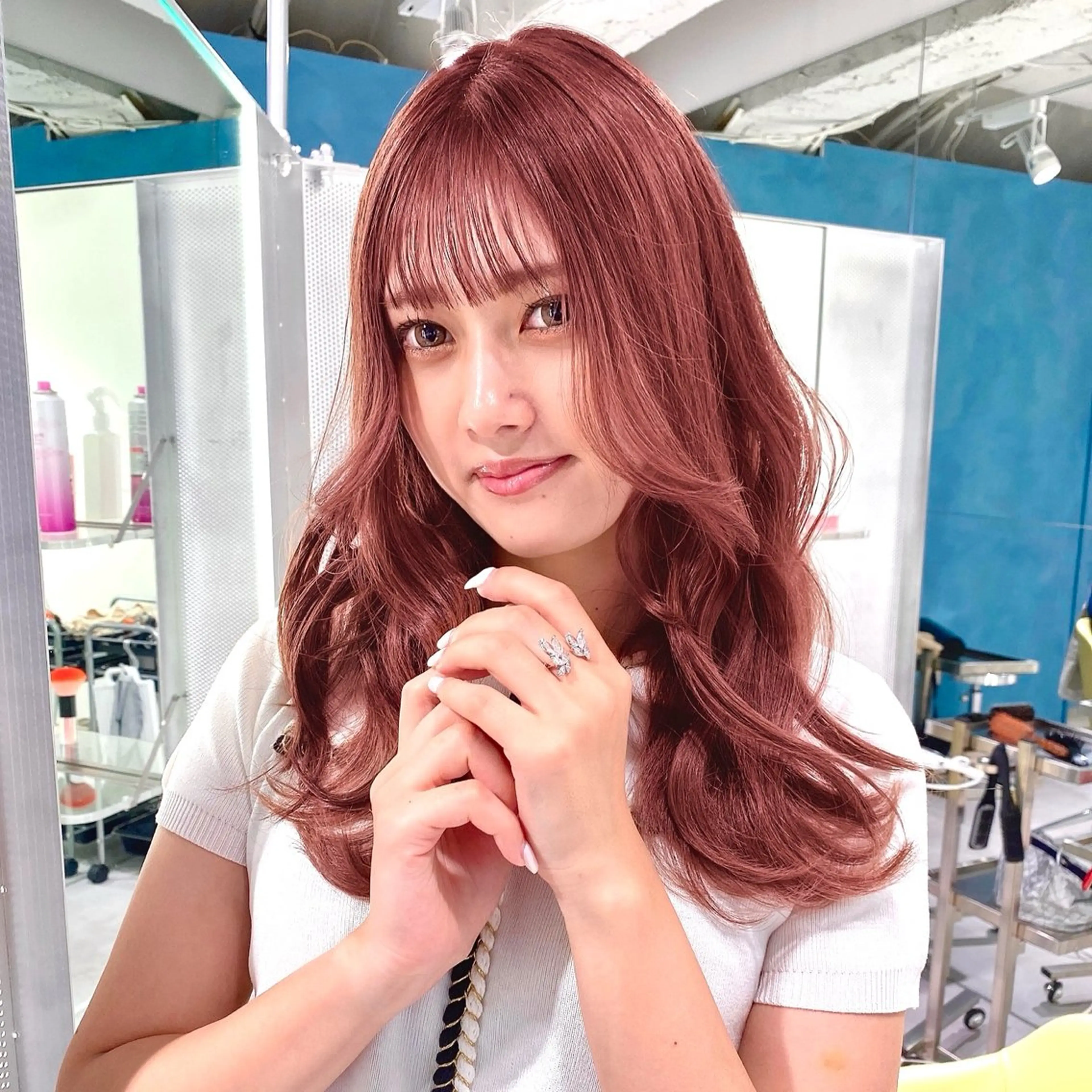 セミロング 森 隆秀/韓国ヘアのヘアスタイル