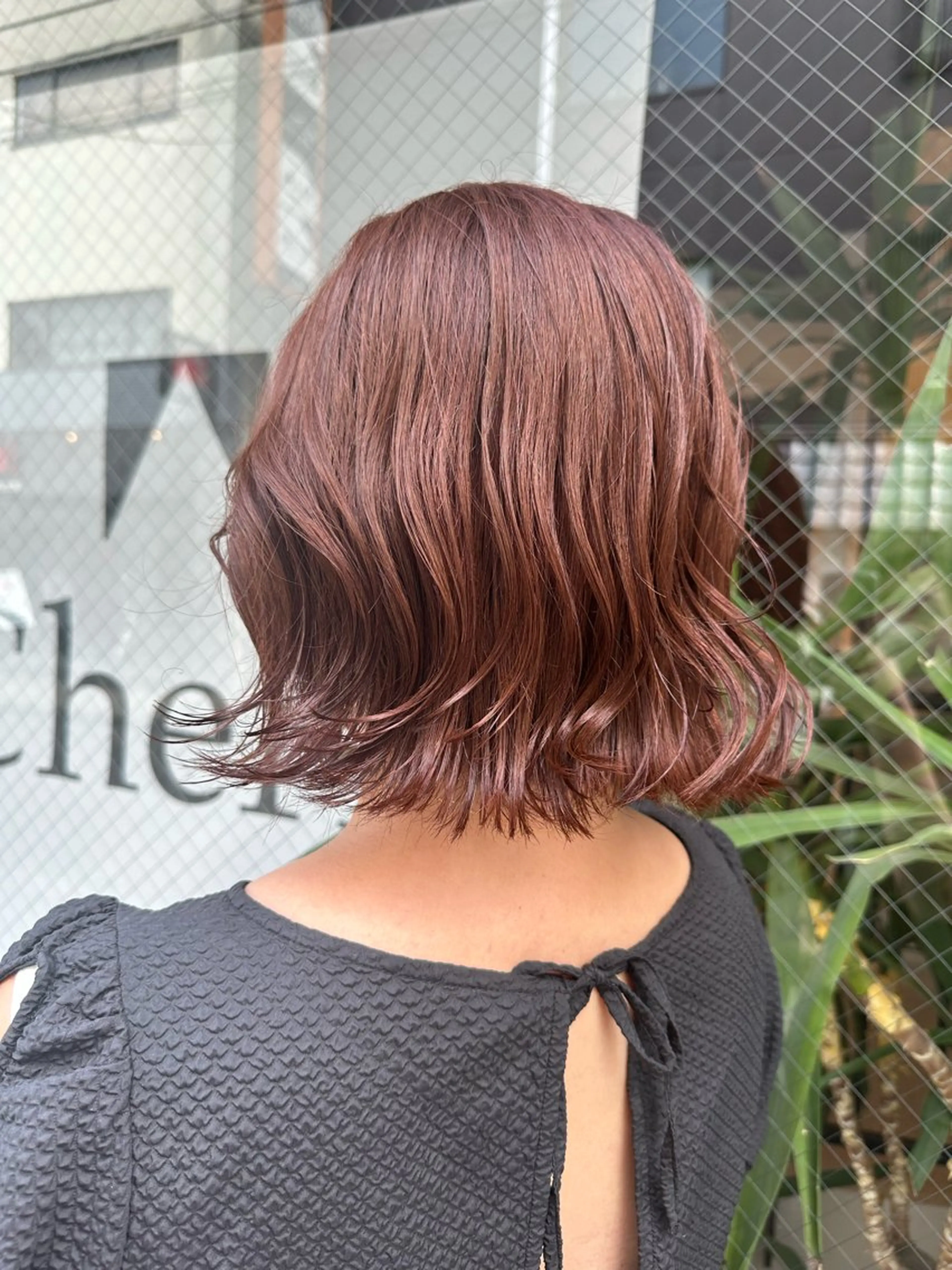 ショート カラー ブラウンカラー ピンクカラー ピンクブラウン ダブルカラー/透明感 /髪質改善/MAHOのヘアスタイル