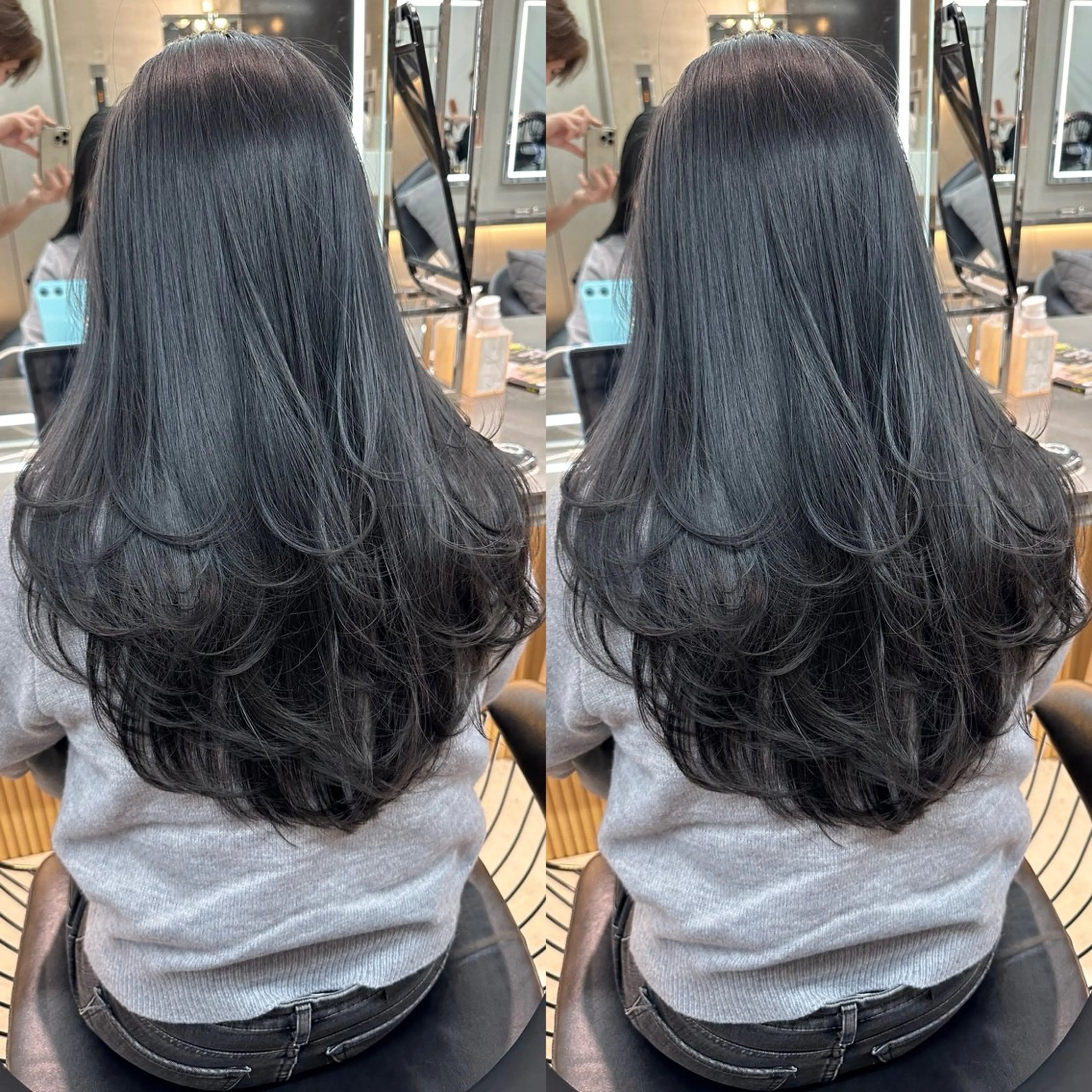 ロング カラー カット ヘアカラー トリートメント ✨髪質改善特化✨副 店長椎葉信乃介のヘアスタイル