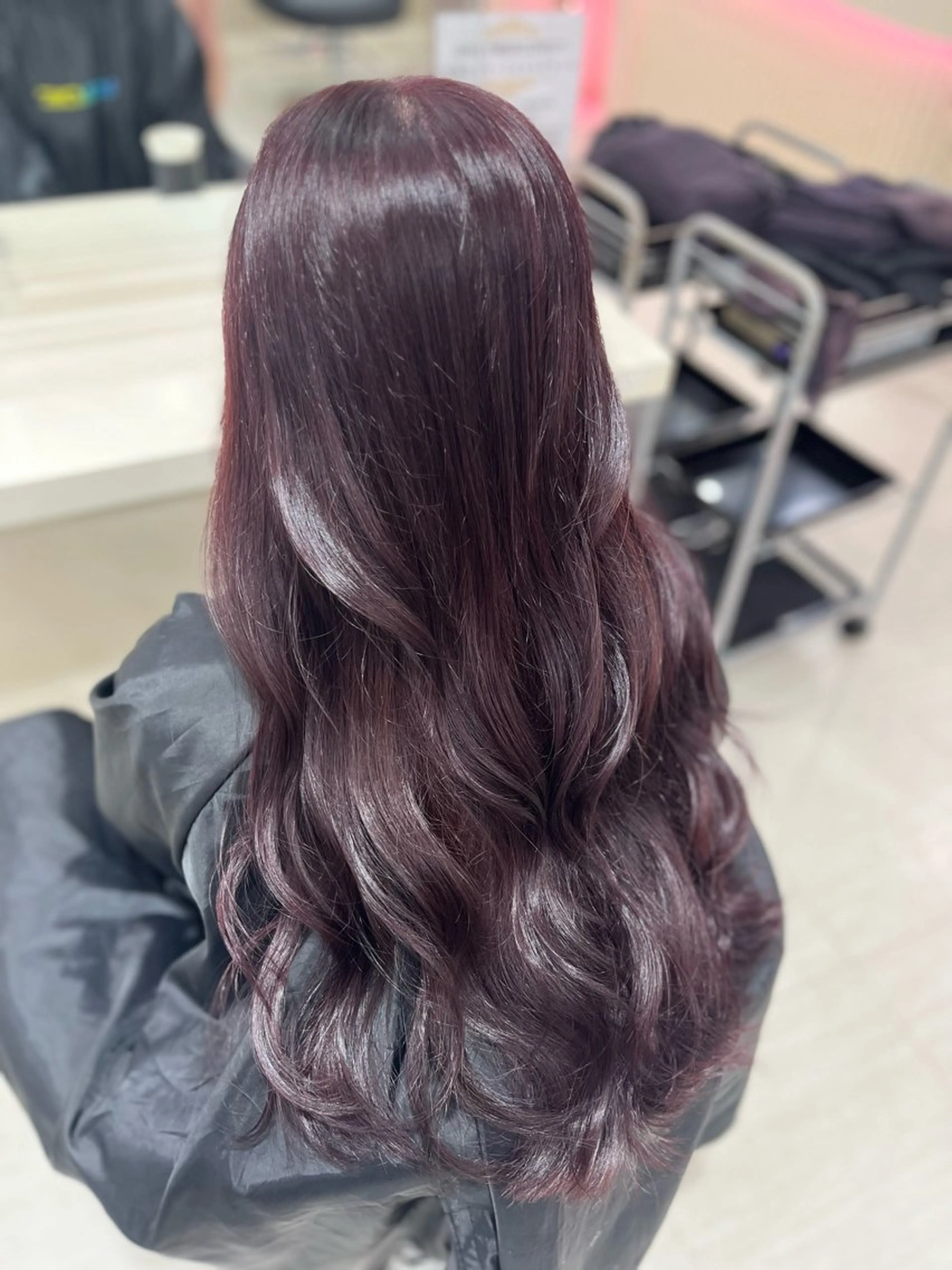 カラー ベージュ・ラベンダー カラー🎀りりのヘアスタイル