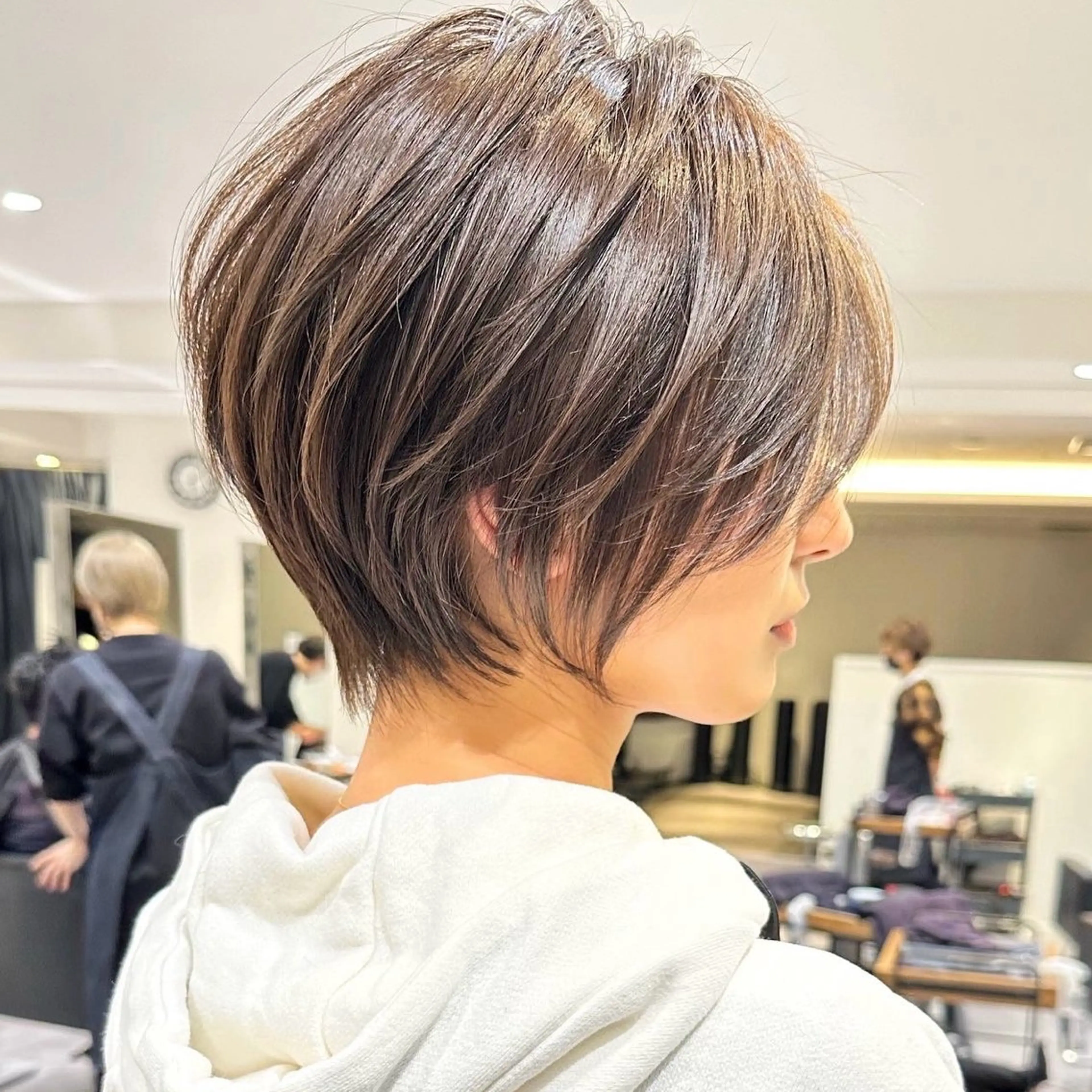 ショート ショートヘア ✨大人ショートヘア /カットモデル/銀座のヘアスタイル